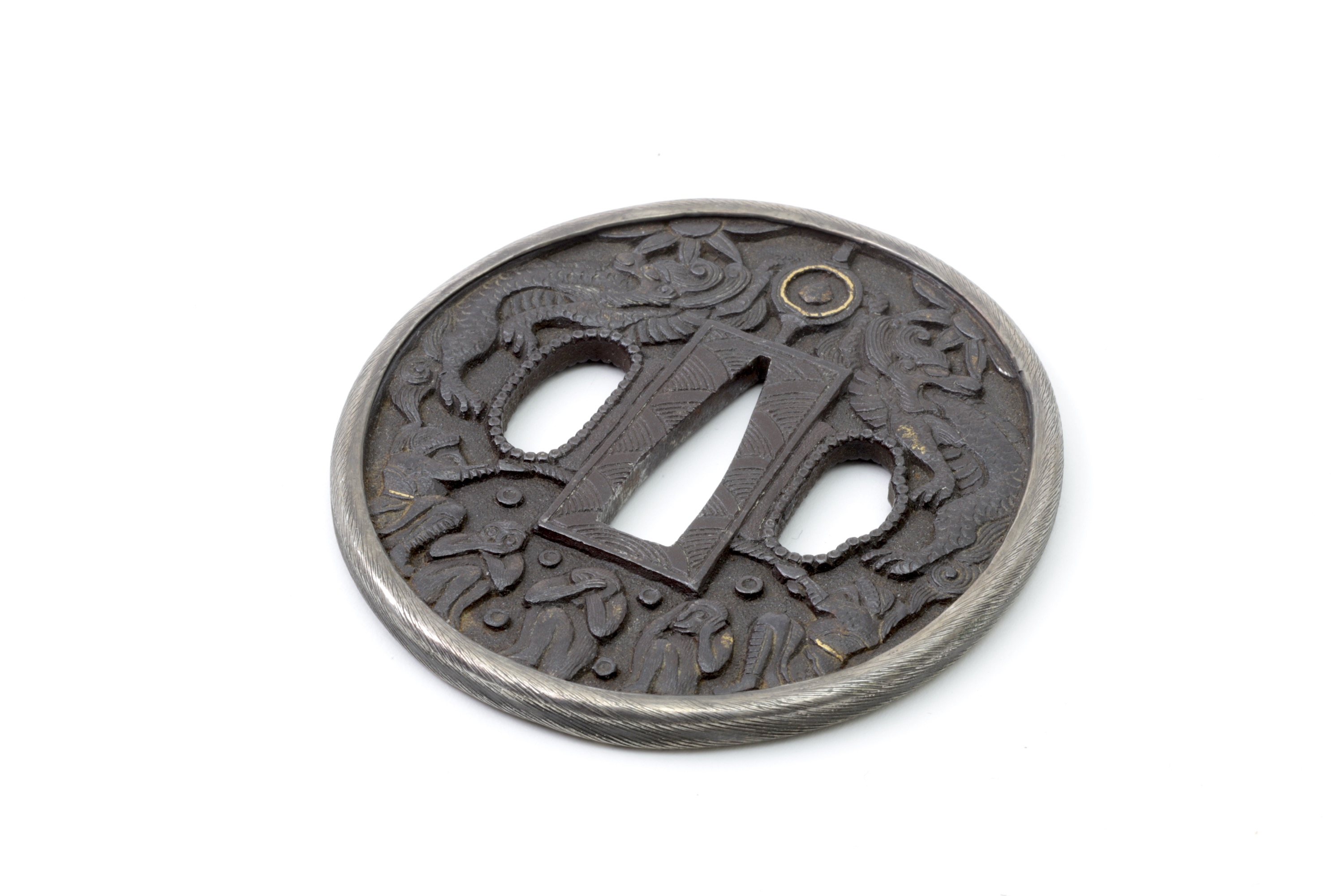 Three Wise Monkeys Tsuba — 2 of 4