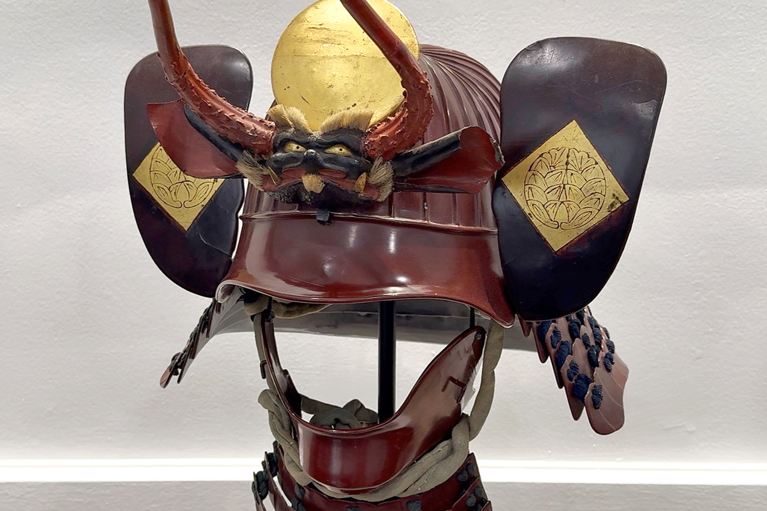 A Kabuto/Hanbo set with Large menacing Oni Maedate — 3 of 8