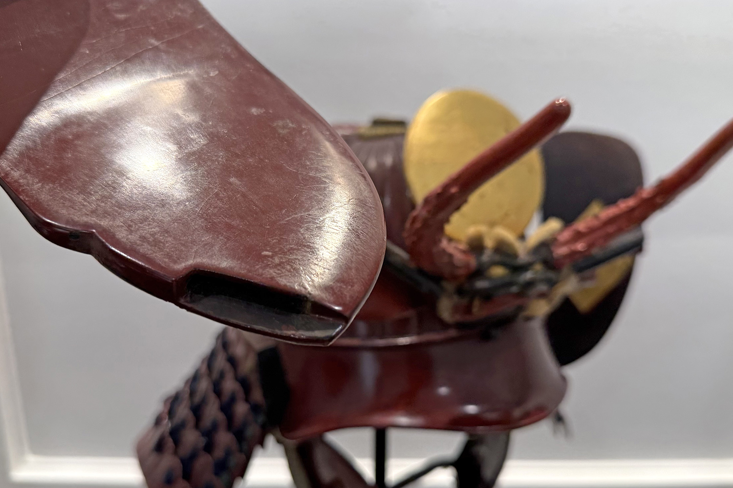 A Kabuto/Hanbo set with Large menacing Oni Maedate — 5 of 8