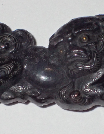 Shonai Shishi Menuki with NTHK Certificate — 8 of 8