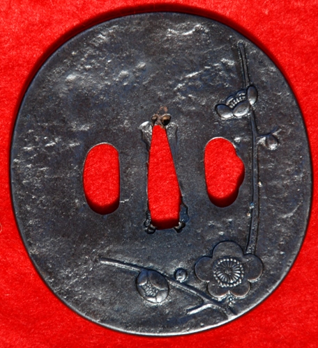 Ume & Moon Tsuba — 1 of 2