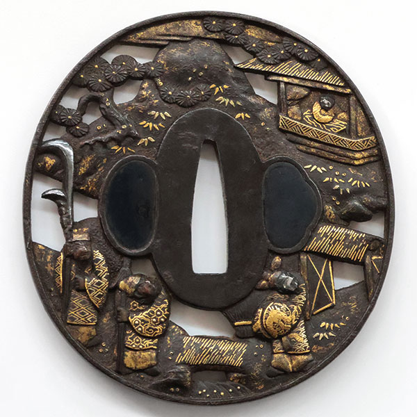 New Tsuba by Modern Tsuba Craftsman, Owari D… | NihontoWatch
