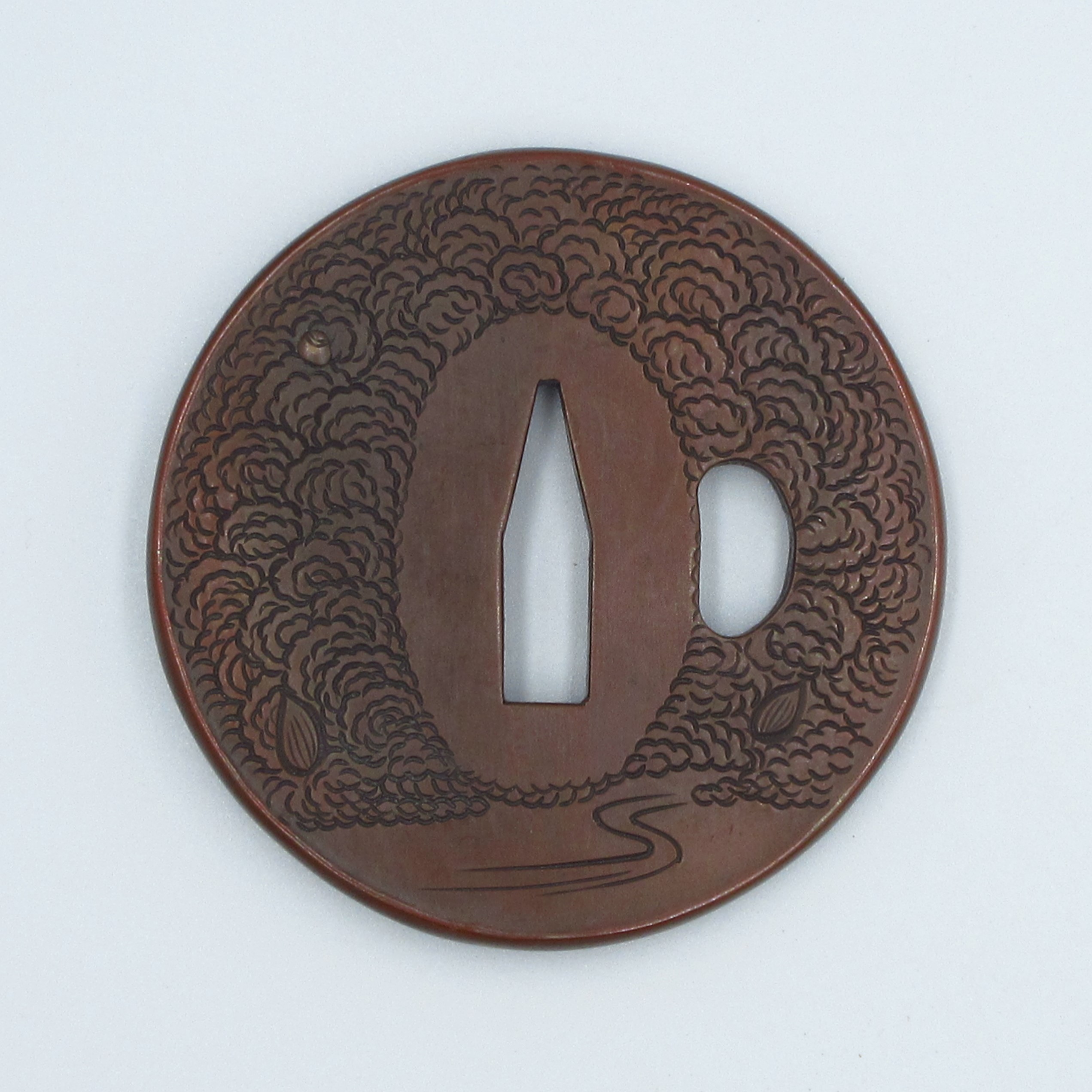 Tsuba: Manjushri Bodhisattva — 2 of 3