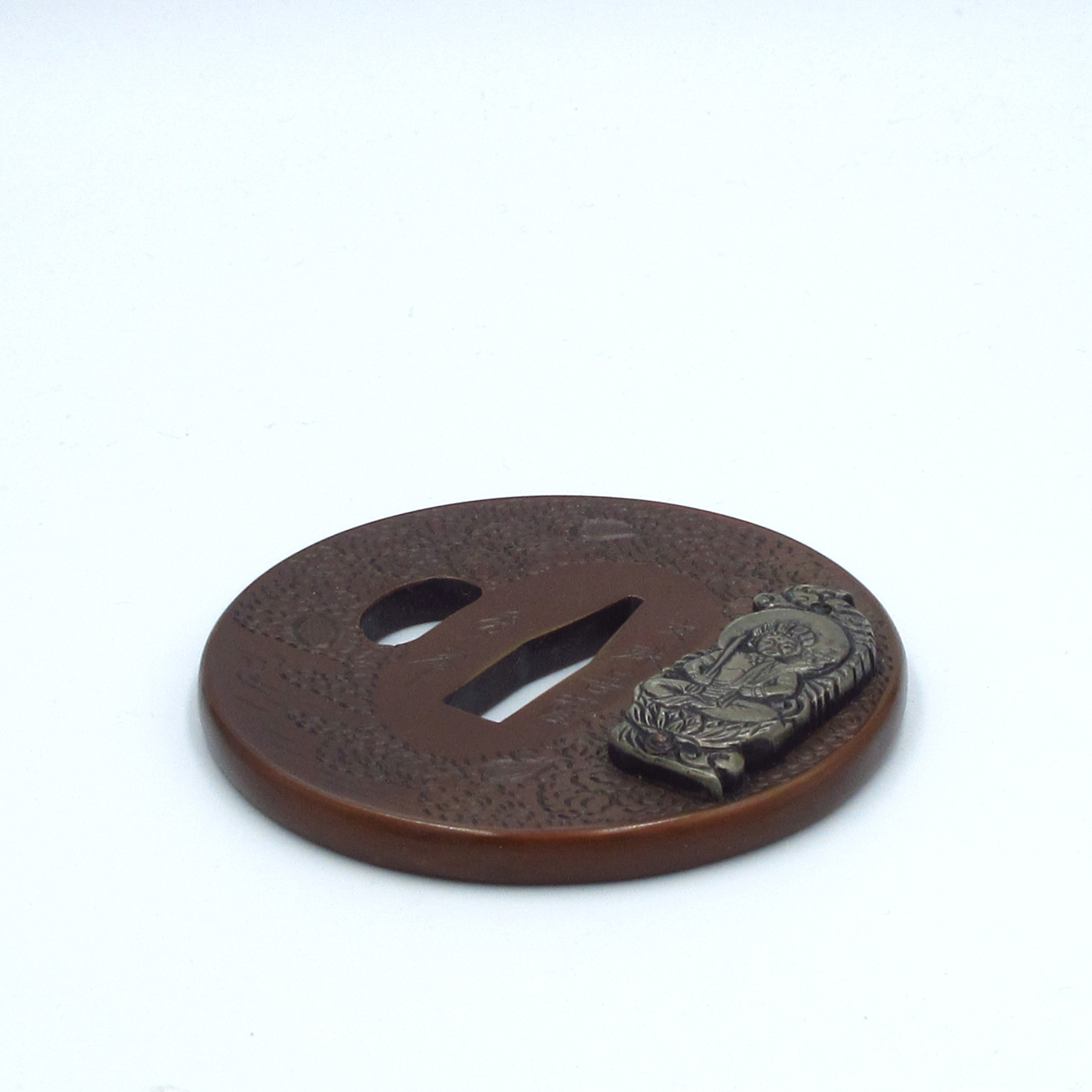 Tsuba: Manjushri Bodhisattva — 3 of 3