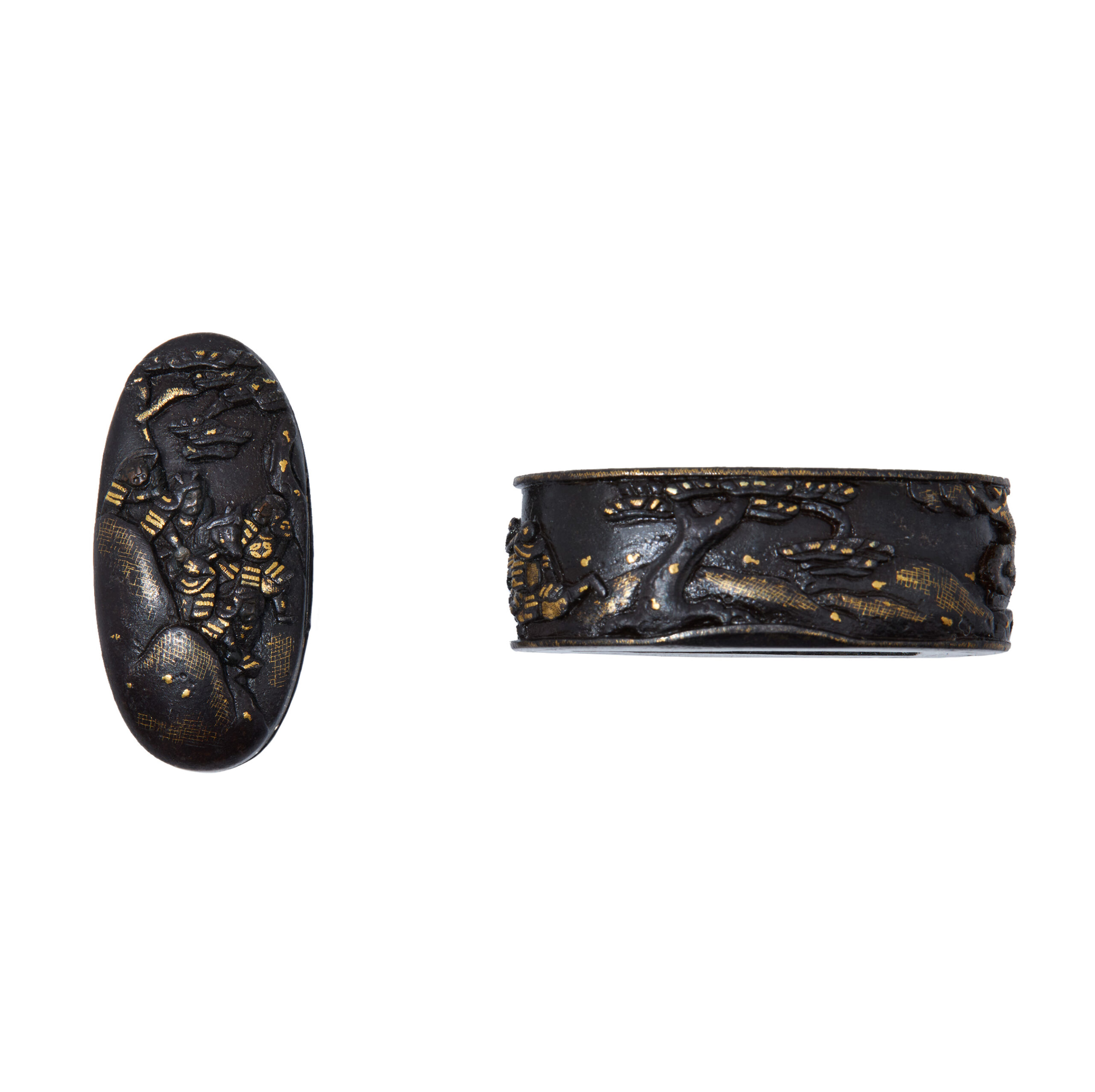 Antique Fuchi Kashira and Menuki for Samurai Sword (FM-01) — 2 of 15