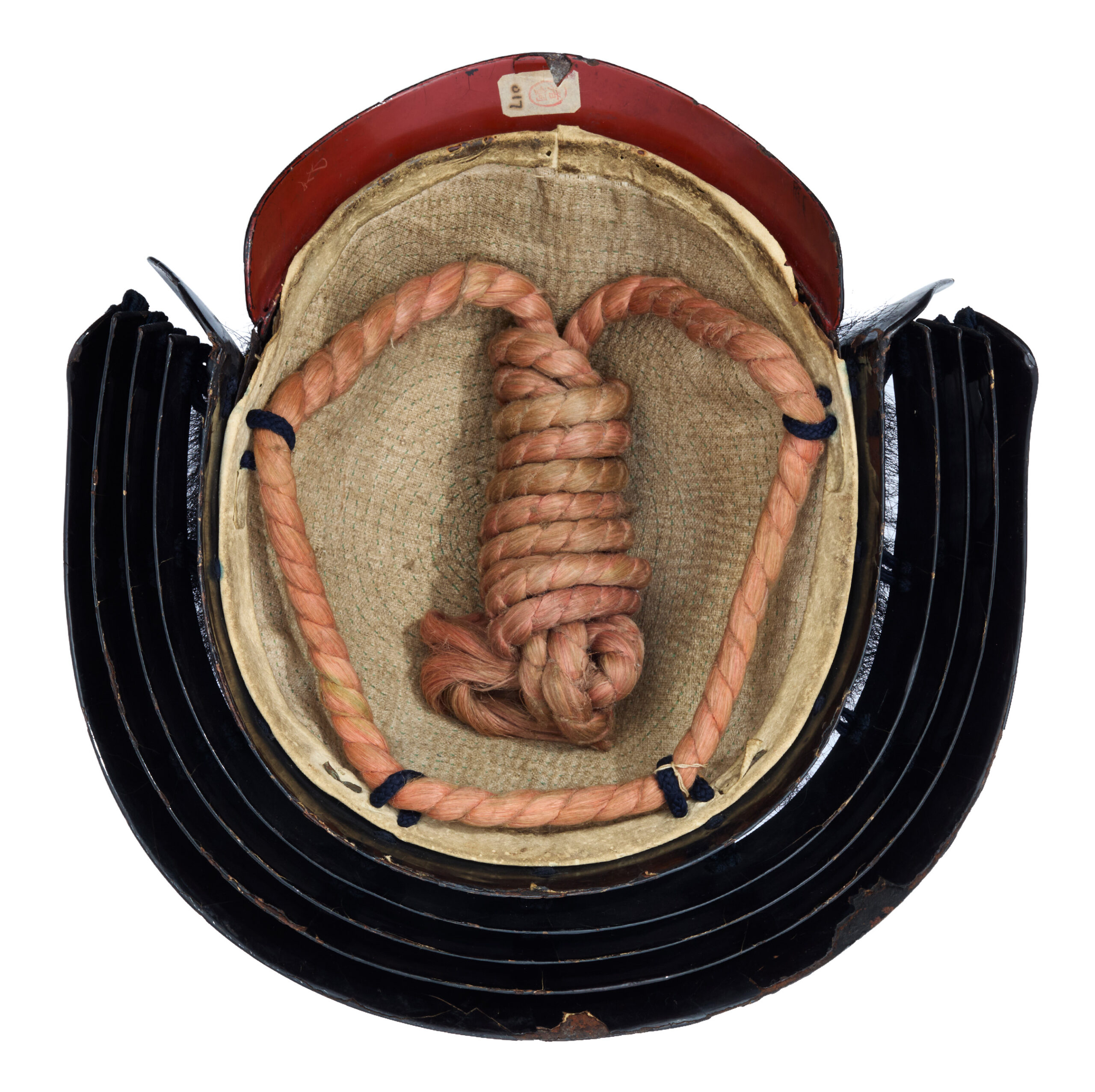 Antique Samurai Helmet: Mid Edo Period Kumage Ue Zu Nari Kabuto with Tokubetsu Kicho Shiryo Certificate — 11 of 16