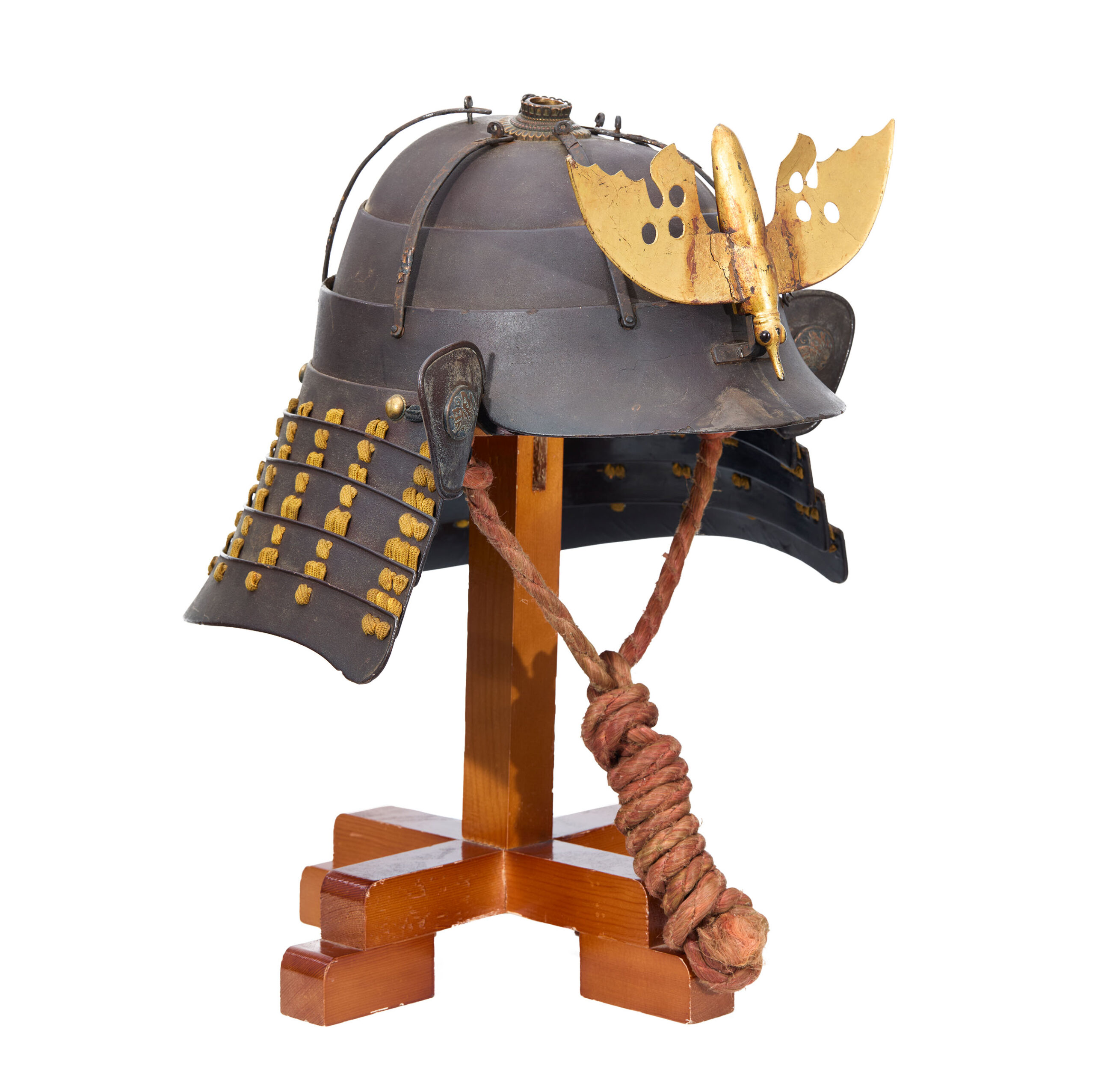 Antique Samurai Helmet Mid Edo Period Tatami Kabuto Tokubetsu Kicho Shiryo Certificate (KT-76) — 6 of 19