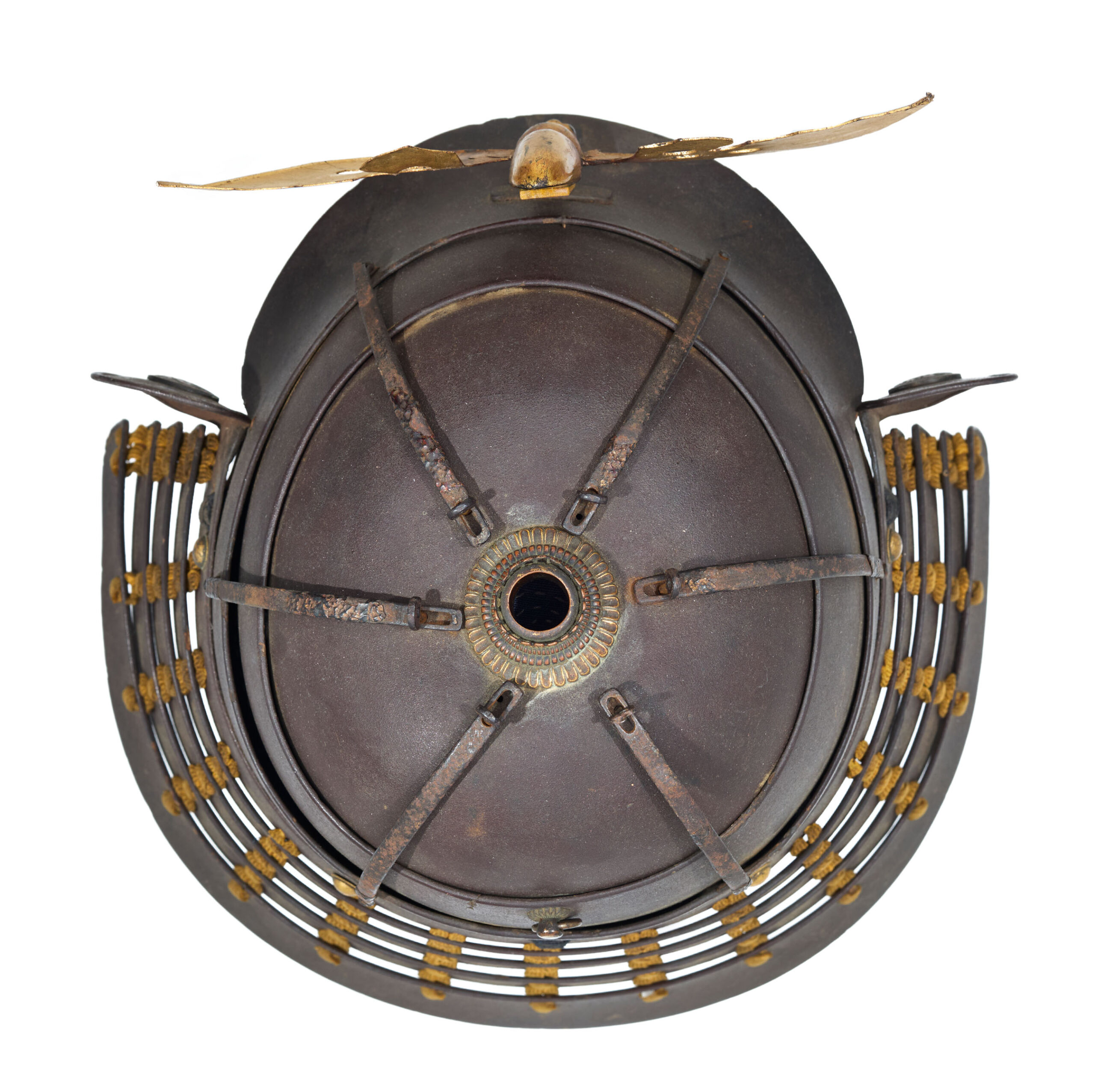 Antique Samurai Helmet Mid Edo Period Tatami Kabuto Tokubetsu Kicho Shiryo Certificate (KT-76) — 7 of 19