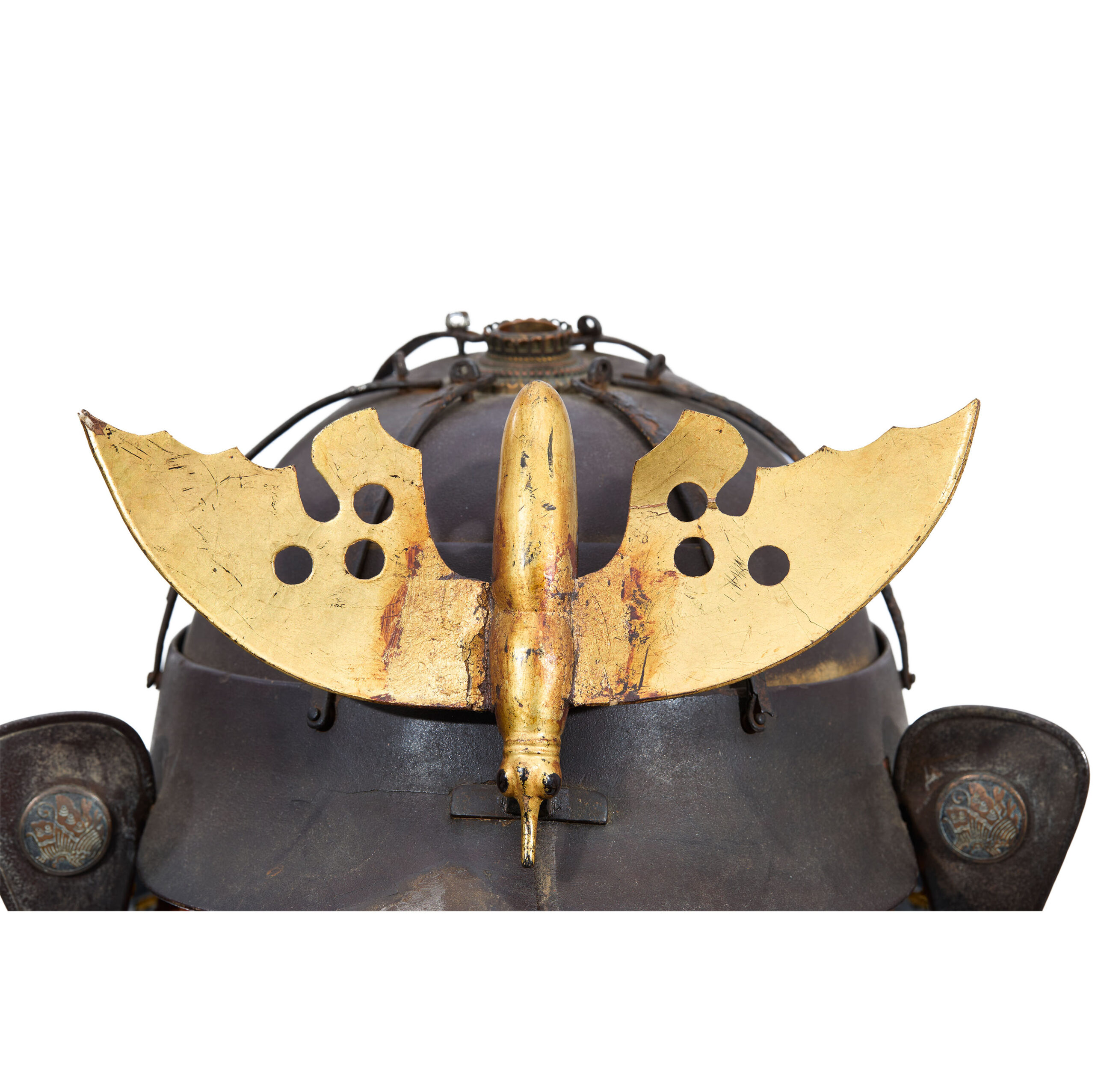 Antique Samurai Helmet Mid Edo Period Tatami Kabuto Tokubetsu Kicho Shiryo Certificate (KT-76) — 9 of 19