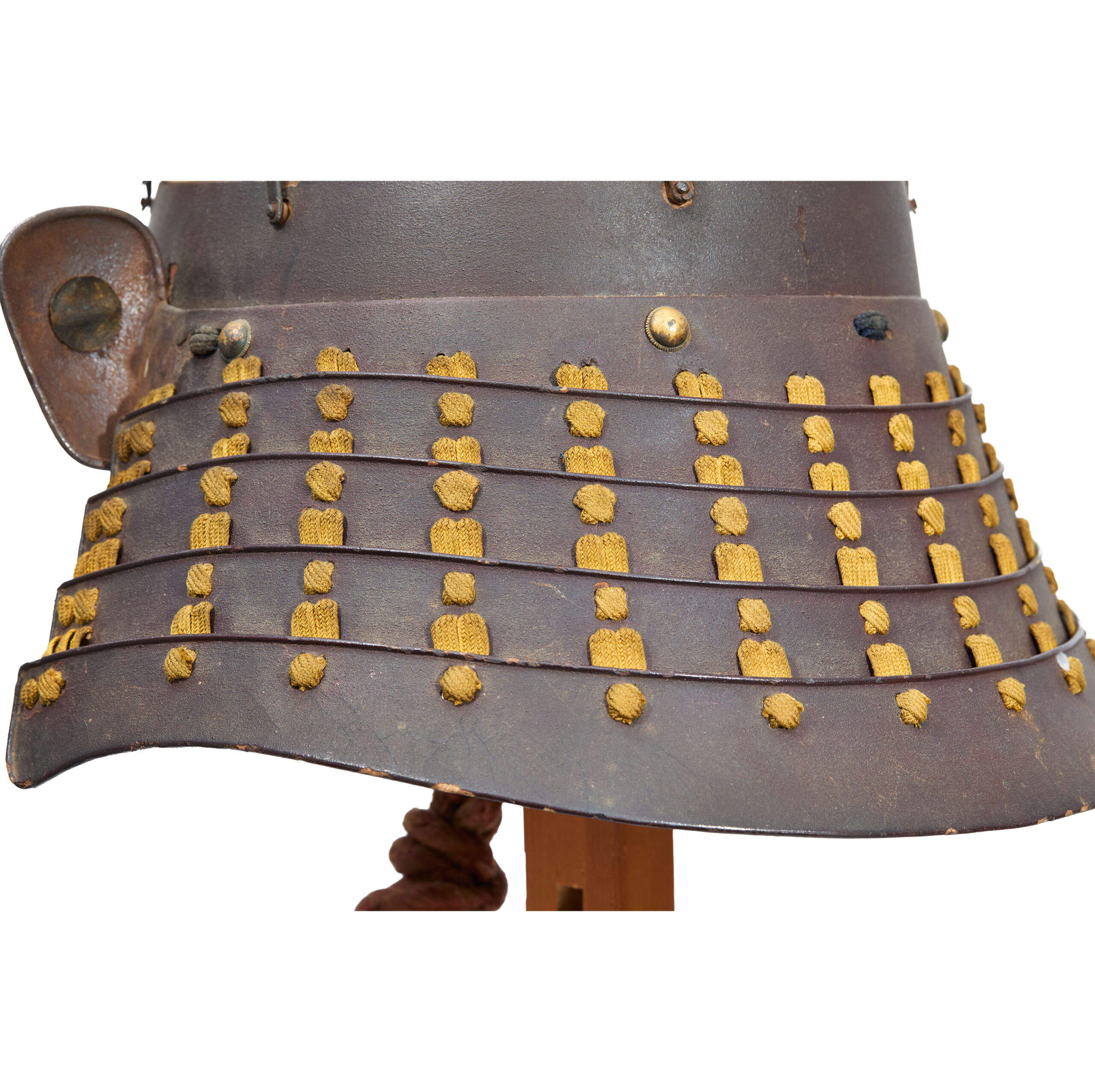 Antique Samurai Helmet Mid Edo Period Tatami Kabuto Tokubetsu Kicho Shiryo Certificate (KT-76) — 17 of 19
