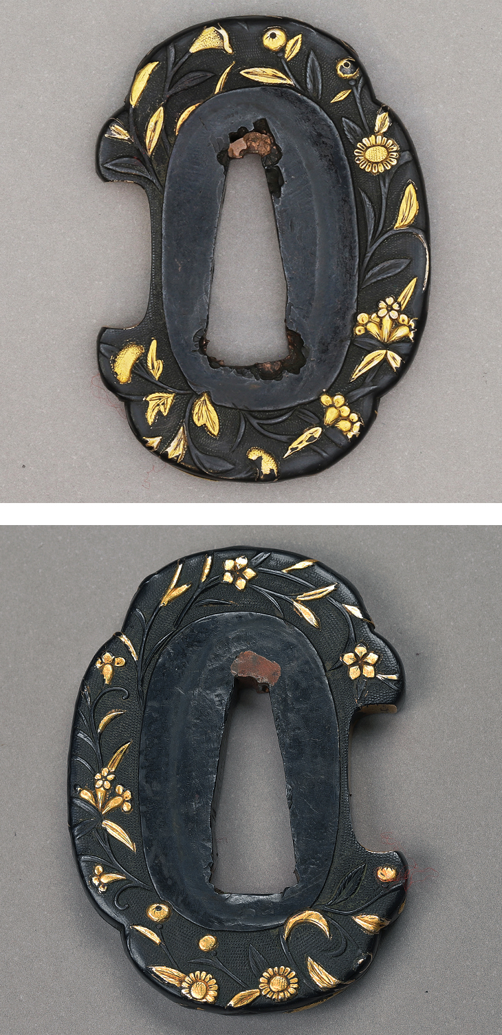 Tsuba: Autumn Grasses — 1 of 3