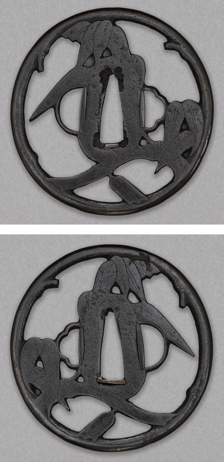 鍔:竹透図 Tsuba:Take Sukashi Zu