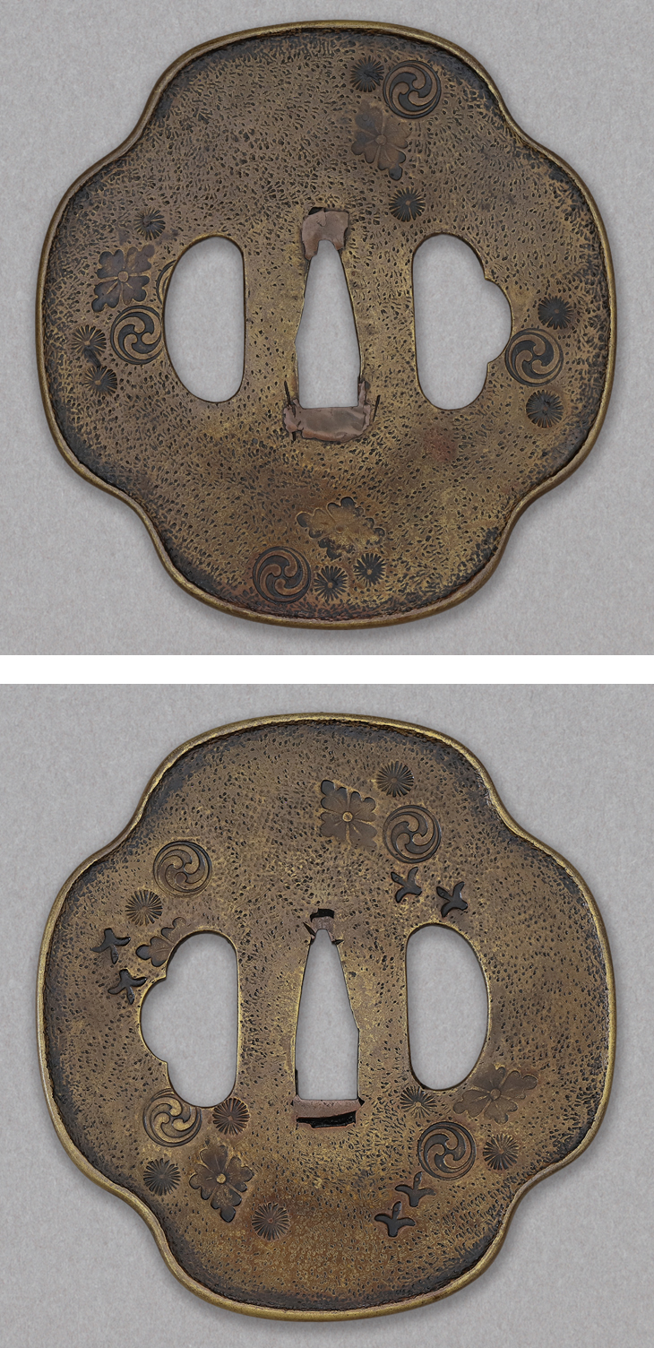 Tsuba: Mon Chirashi Zu — 1 of 6