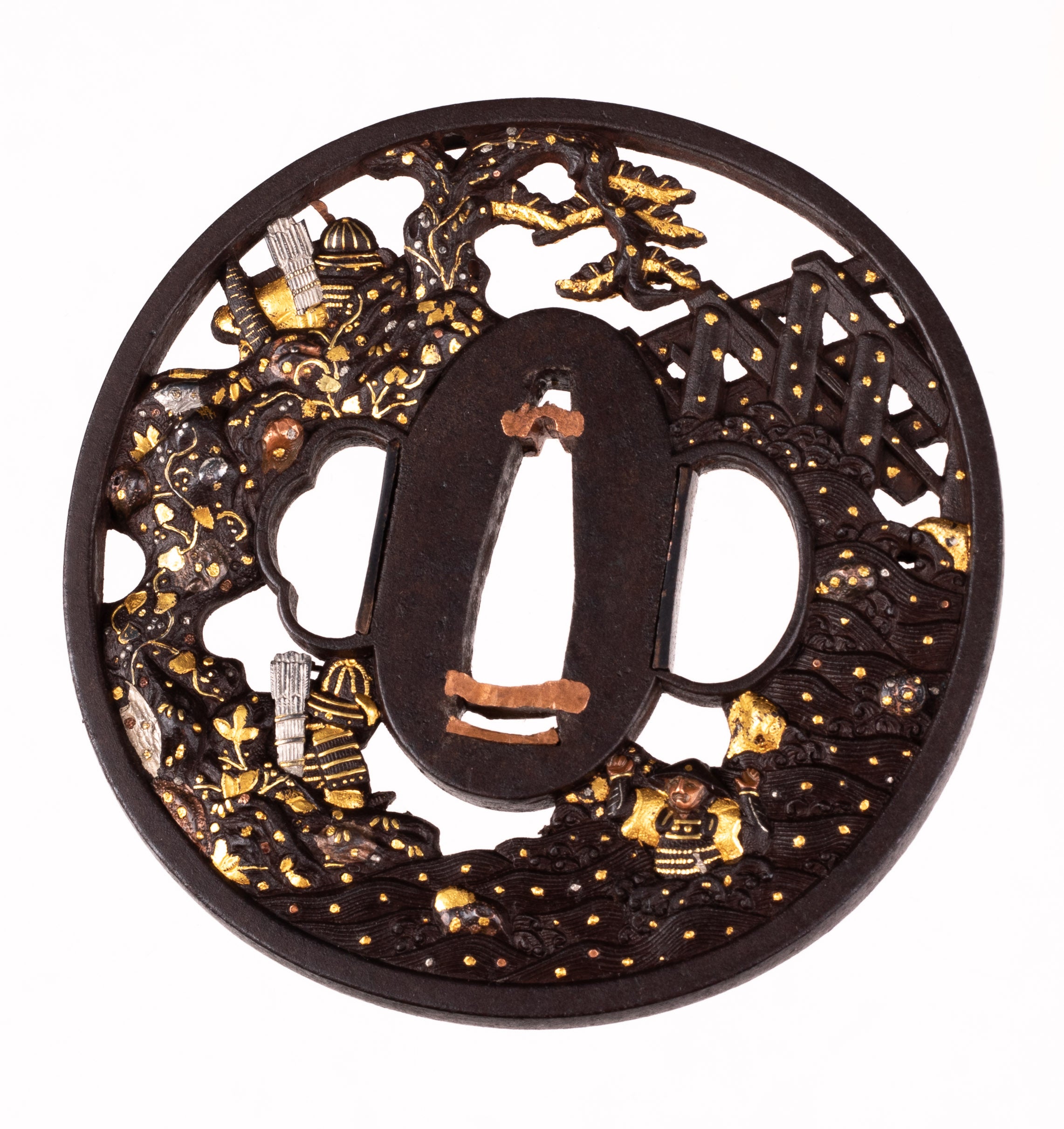 Tsuba: Iron Soten School, Battle of Uji — 6 of 7