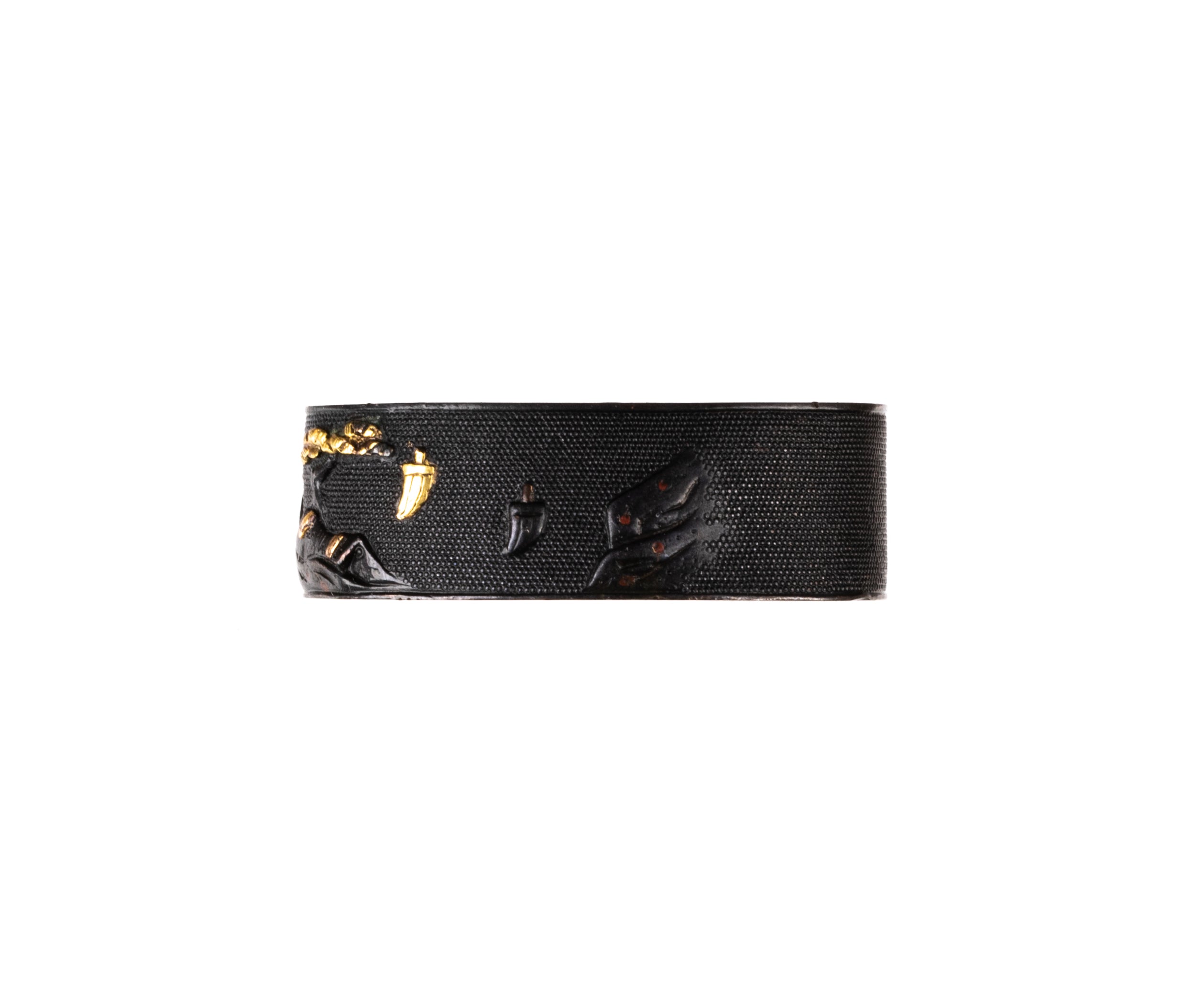 Shakudo Nanako Fuchi-Kashira: Awaji Island Landscape — 3 of 13