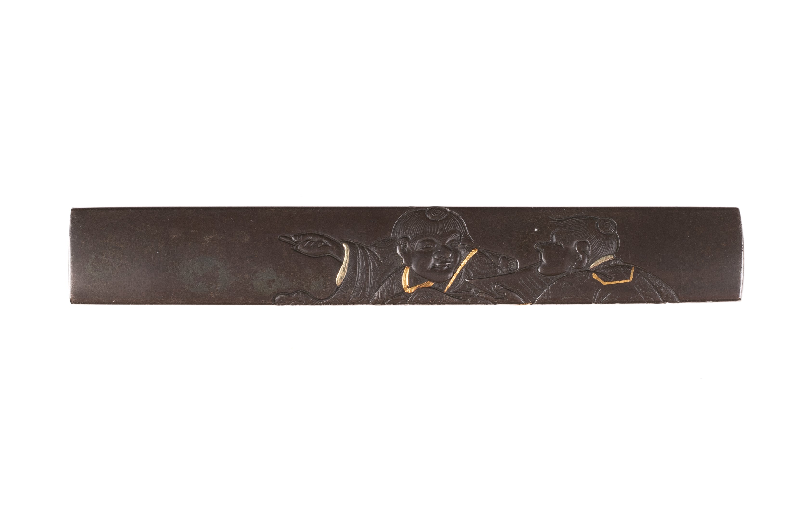 Shibuichi Kozuka signed "Joi" (Gimei) — 1 of 8