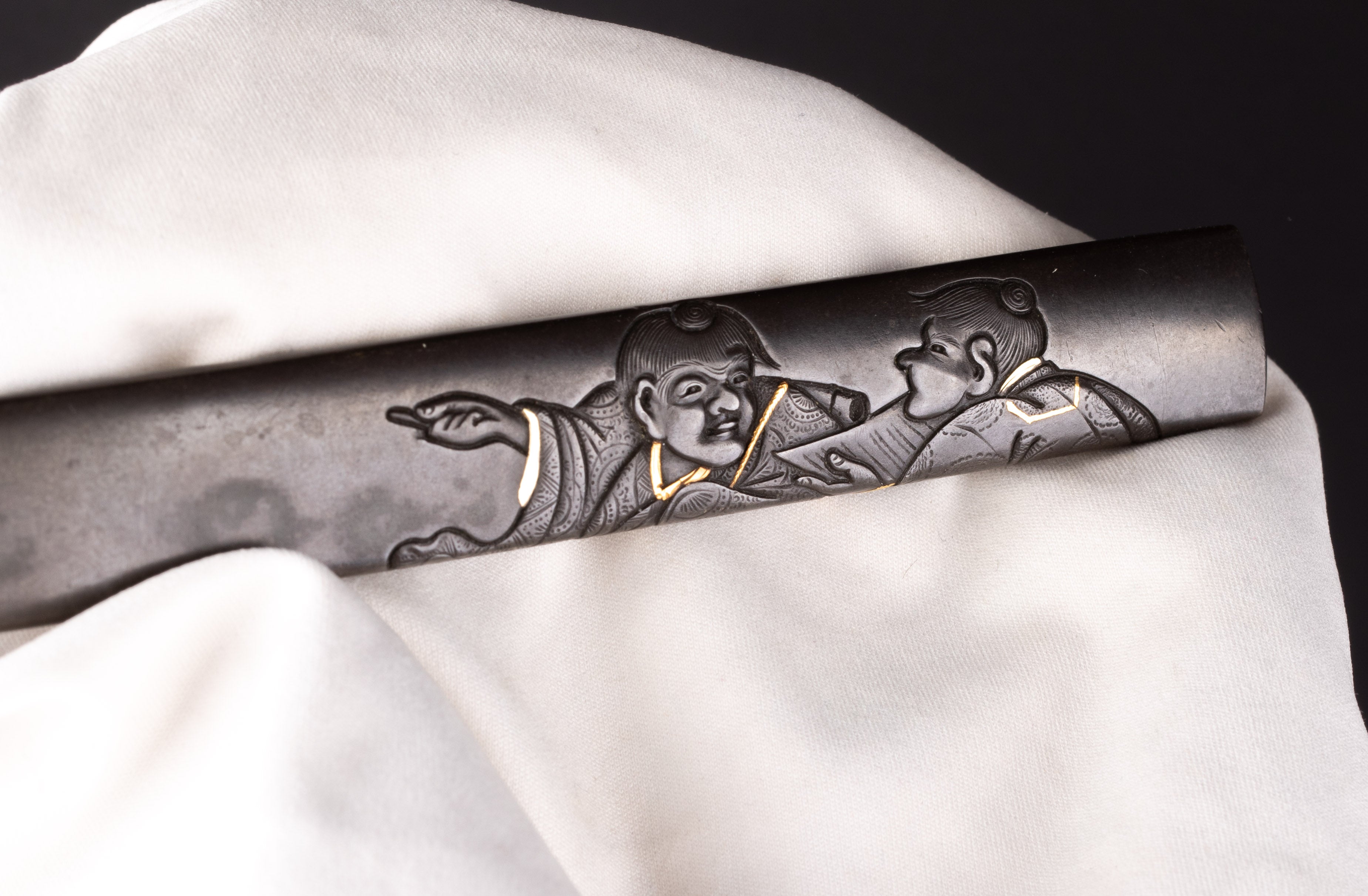 Shibuichi Kozuka signed "Joi" (Gimei) — 6 of 8