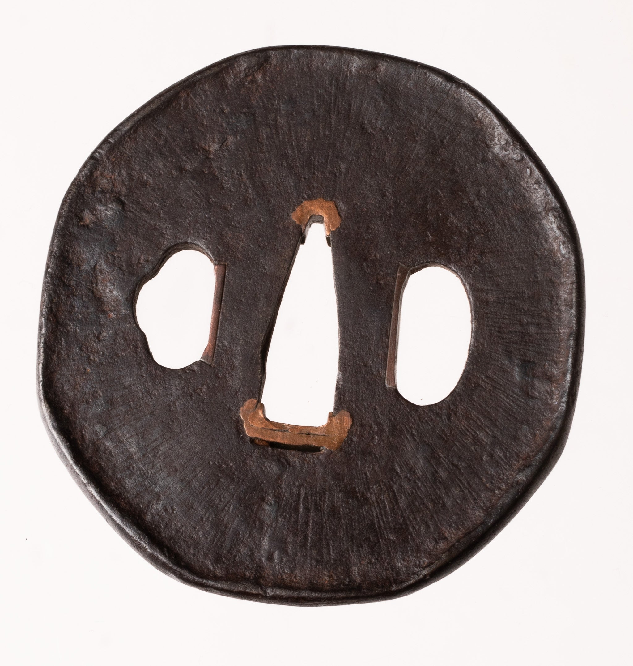 Iron Futagoyama School Tsuba with NBTHK Hozon Tosogu Amida Buddha — 4 of 10