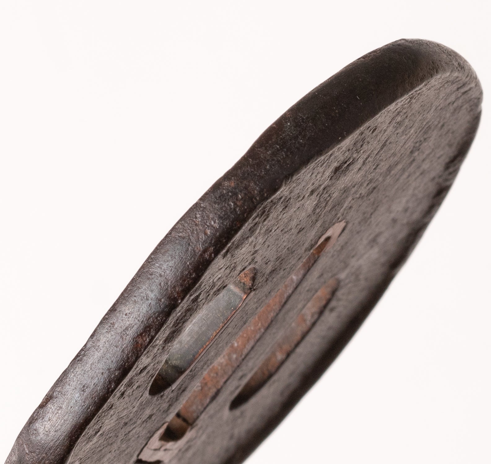 Iron Futagoyama School Tsuba with NBTHK Hozon Tosogu Amida Buddha — 8 of 10
