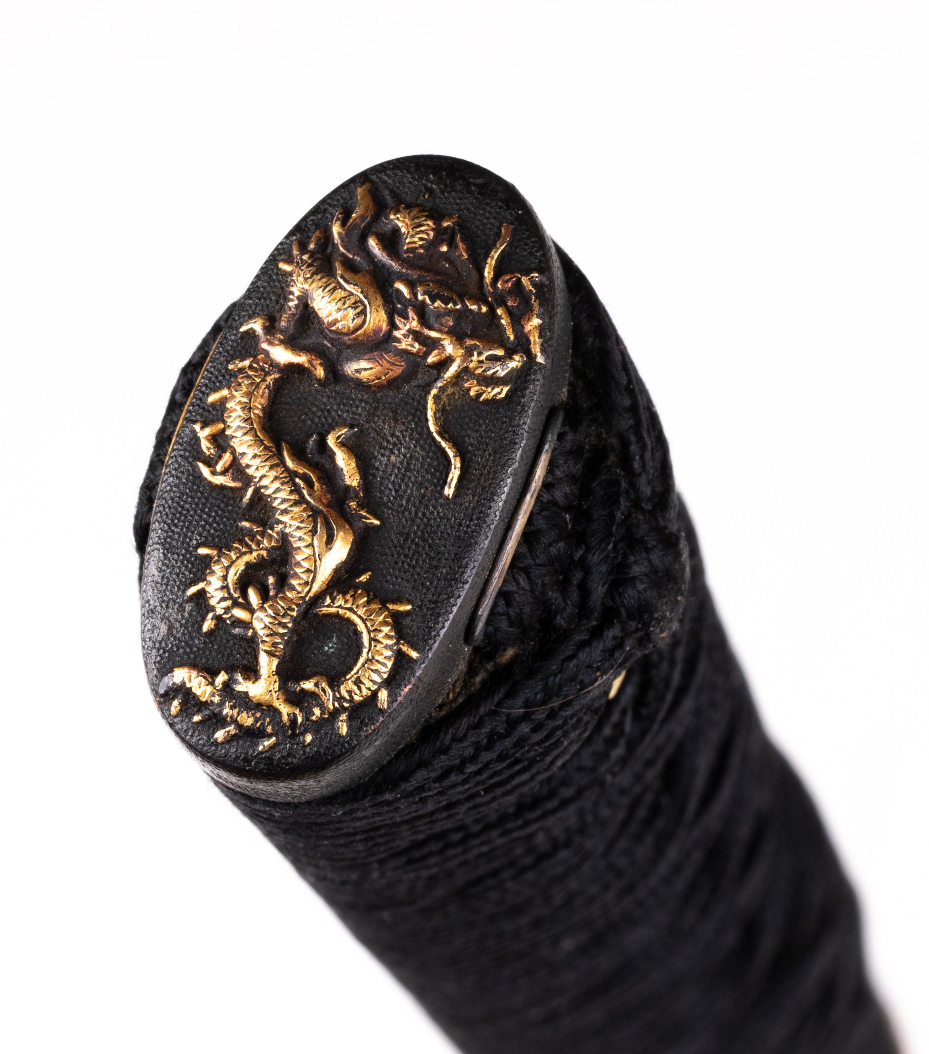Katana Tsuka with Dragon Fuchikashira and Ryuko Menuki — 8 of 12