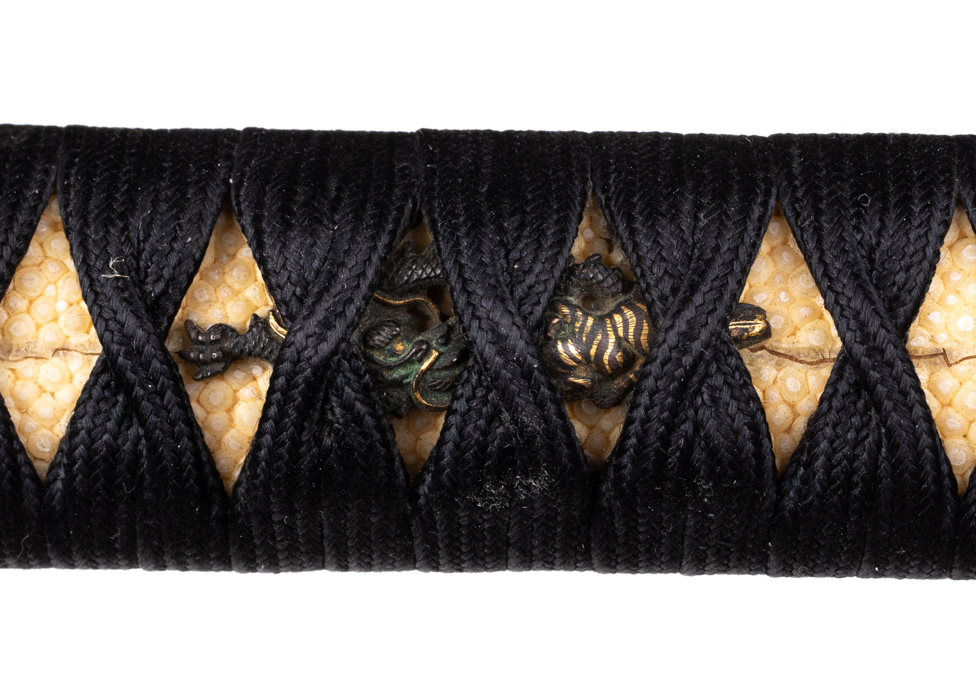 Katana Tsuka with Dragon Fuchikashira and Ryuko Menuki — 10 of 12