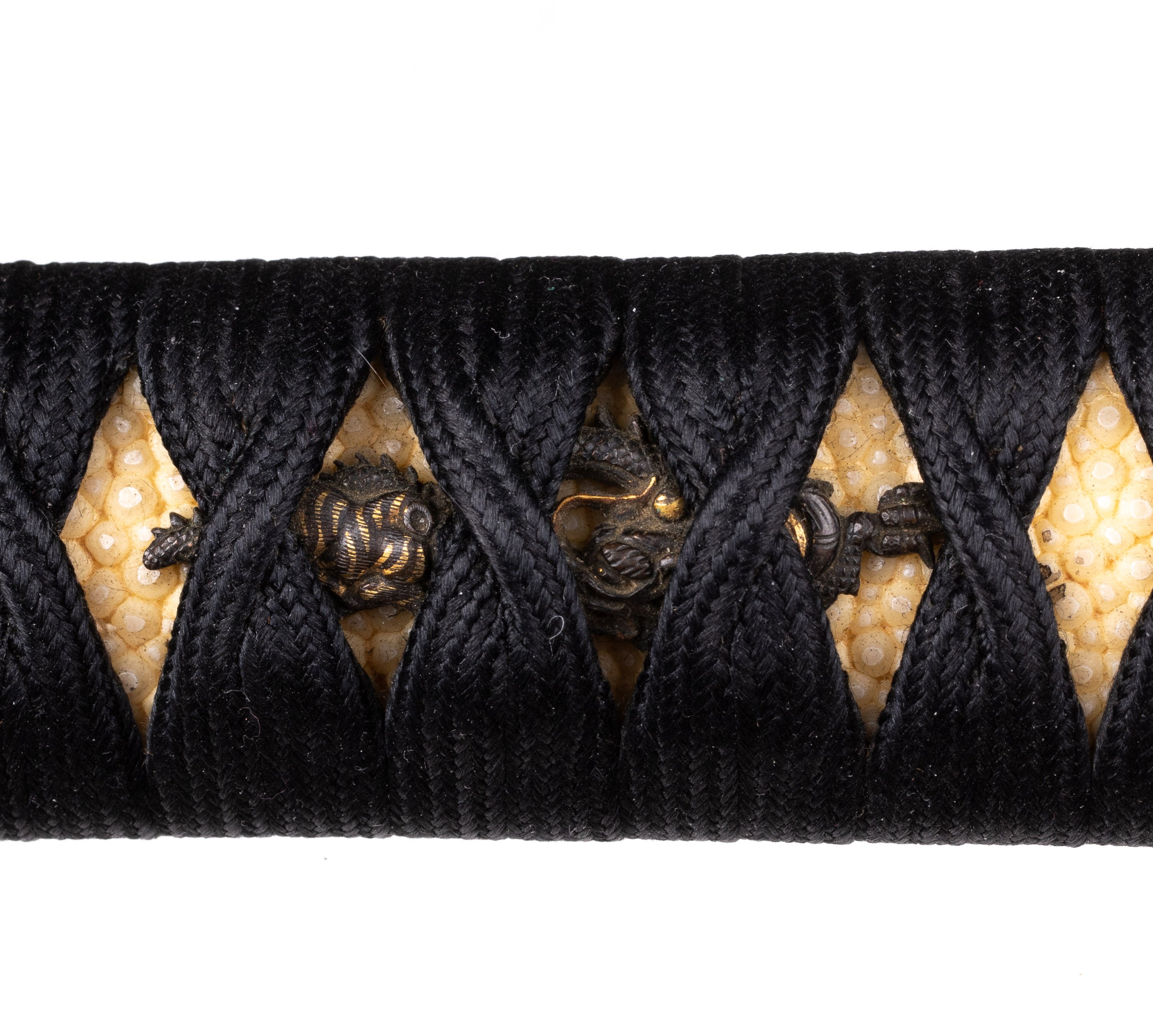 Katana Tsuka with Dragon Fuchikashira and Ryuko Menuki — 11 of 12