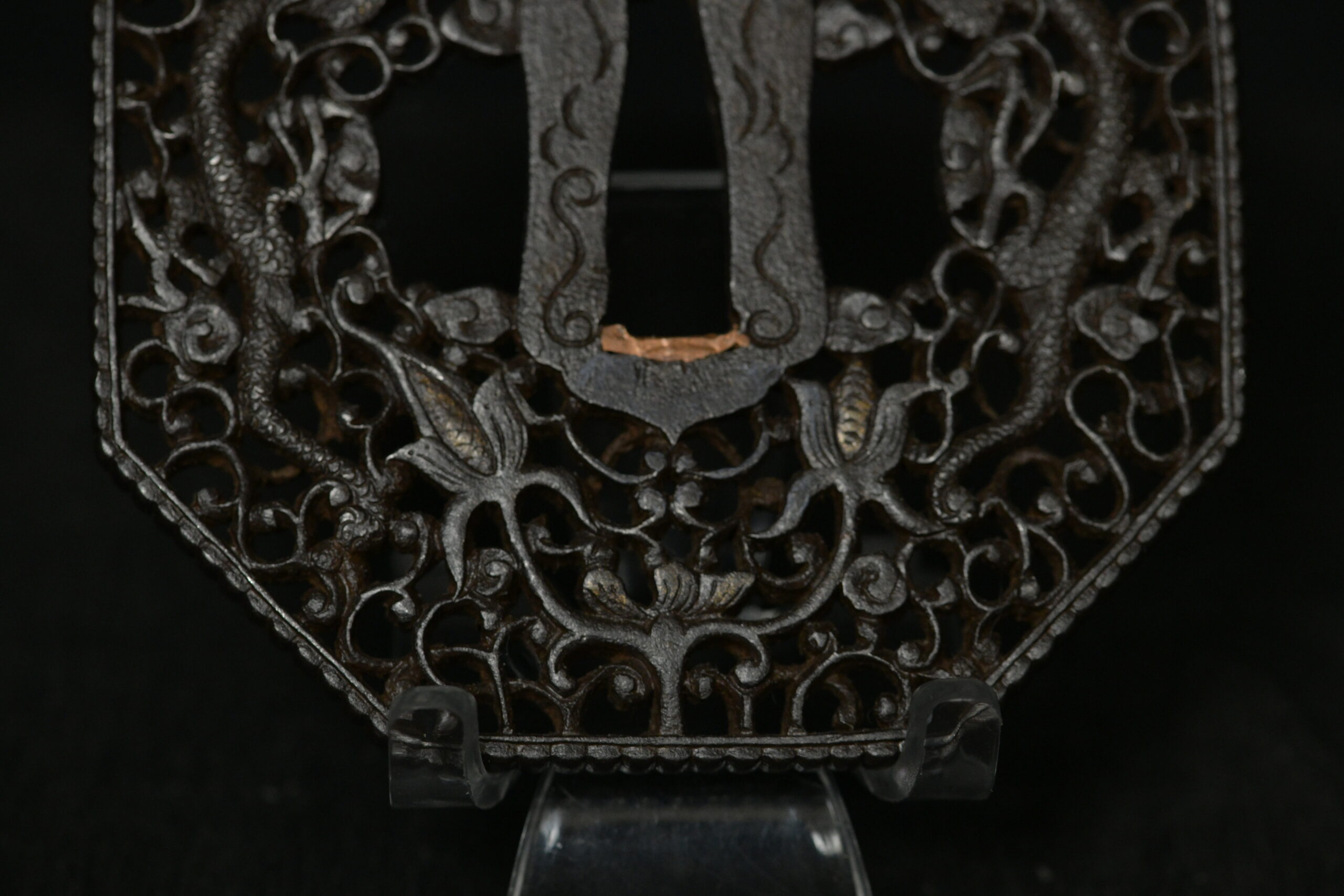 Octogonal iron nanban tsuba — 2 of 9