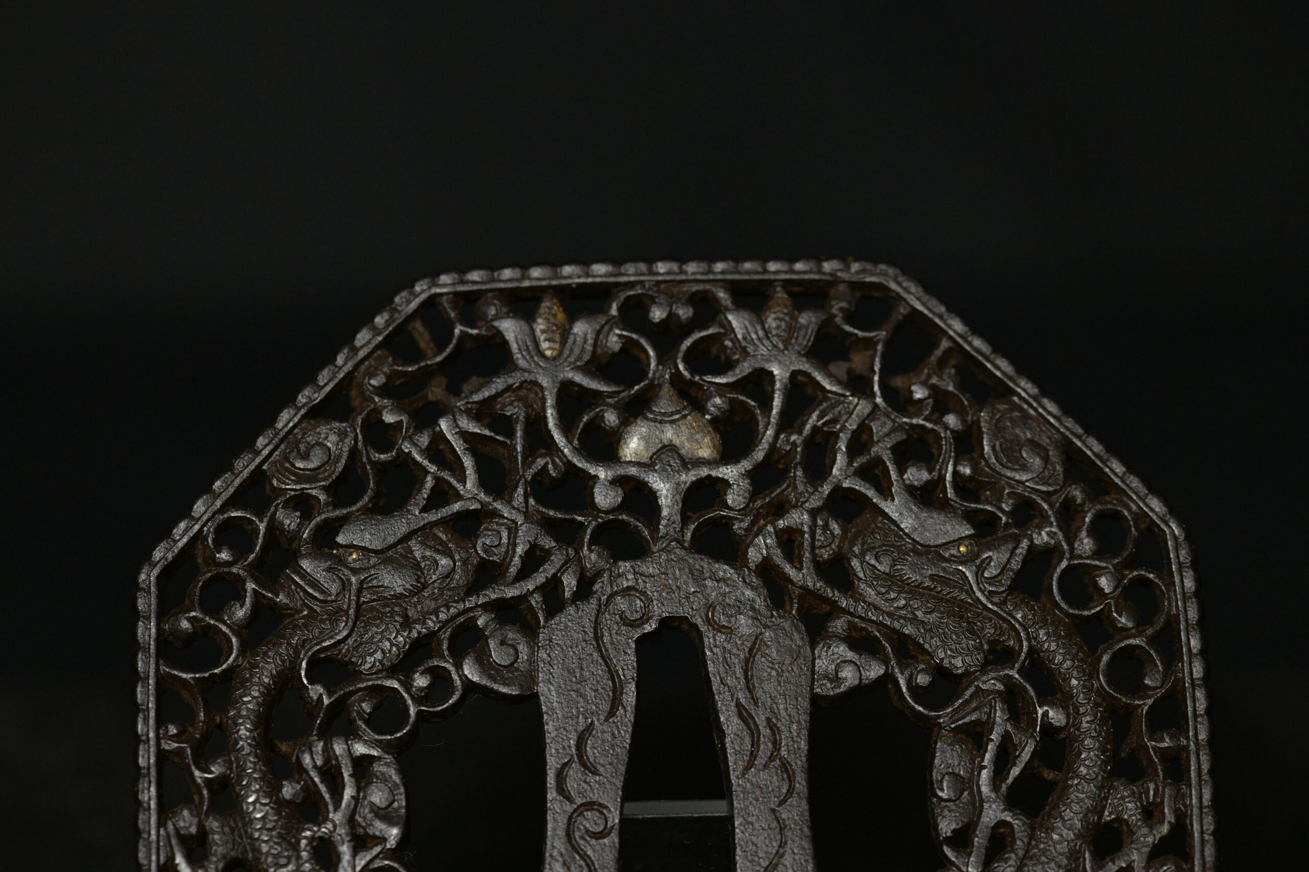 Octogonal iron nanban tsuba — 7 of 9