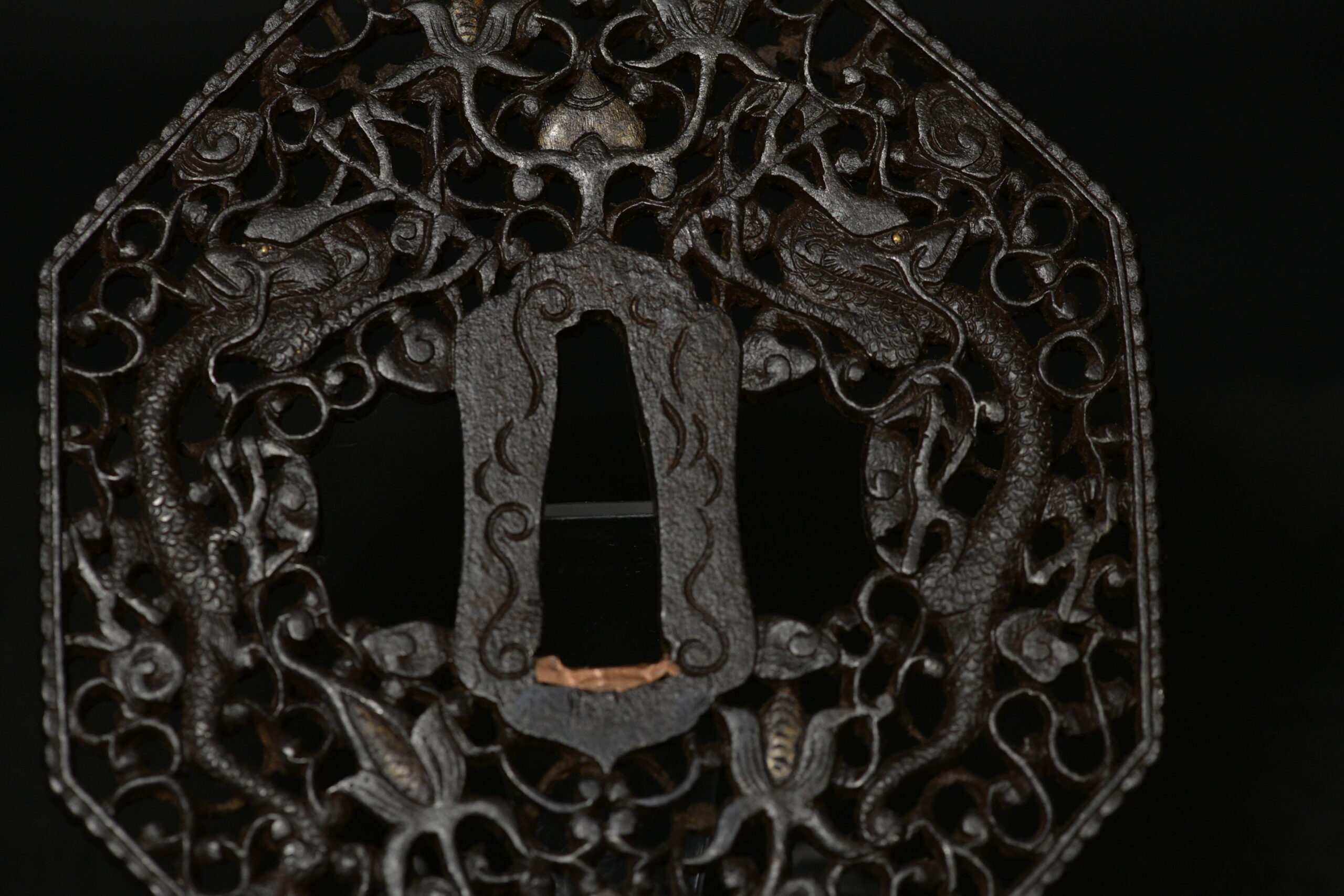 Octogonal iron nanban tsuba — 8 of 9