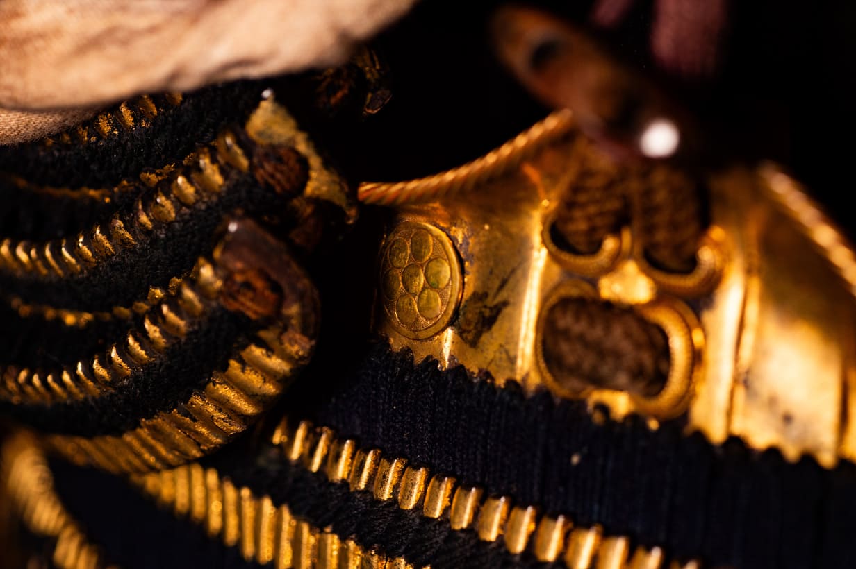 Edo period samurai Kabuto with crescent moon crest — 1 of 28