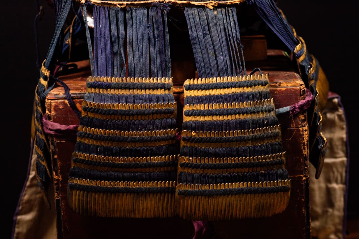 Edo period samurai Kabuto with crescent moon crest — 20 of 28
