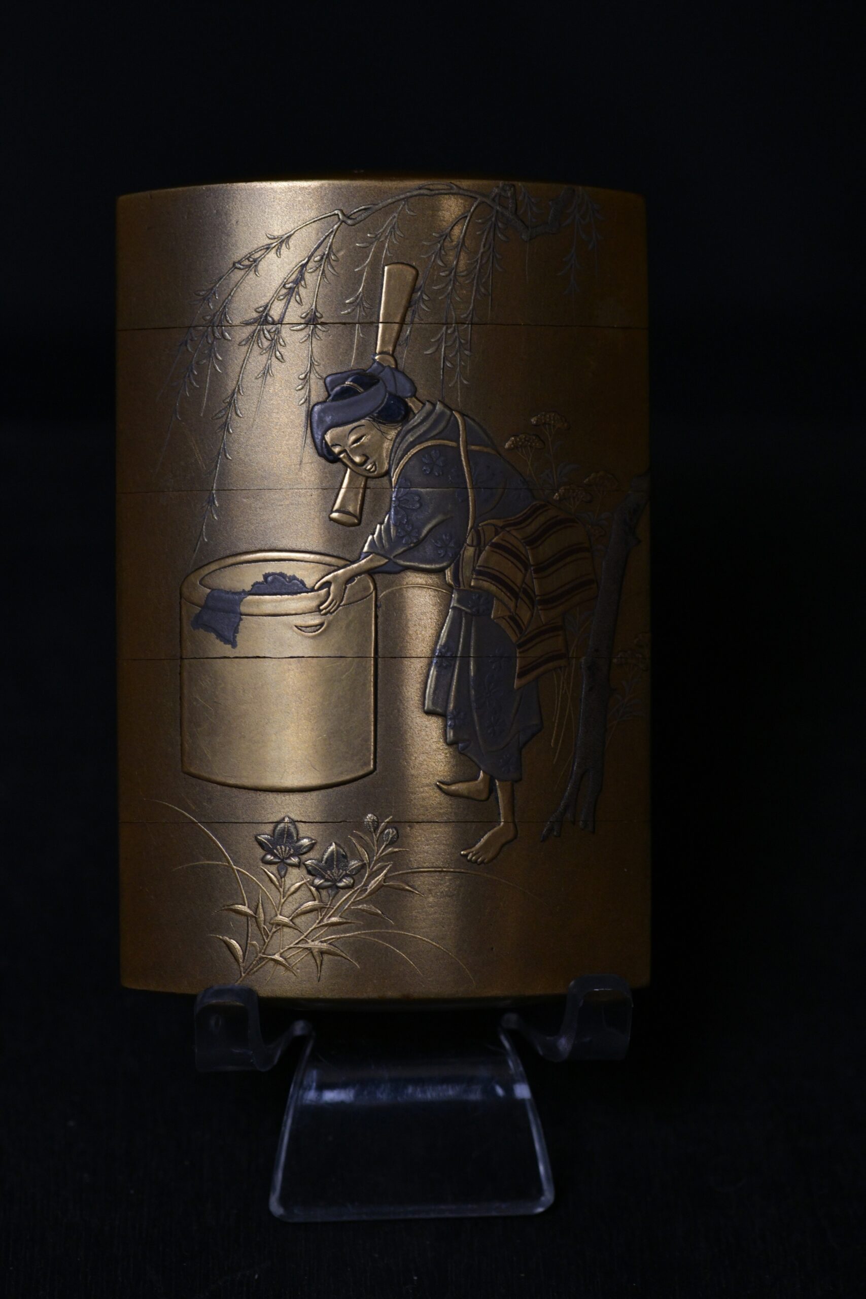Inro Makie Shibayama Lady — 1 of 7