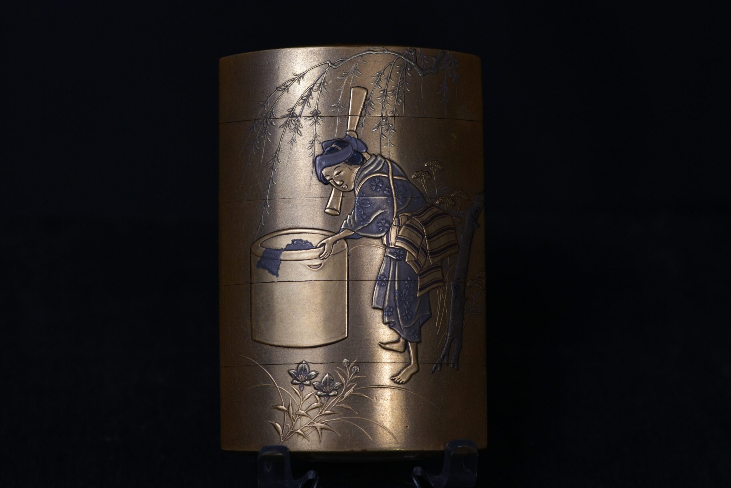 Inro Makie Shibayama Lady — 2 of 7