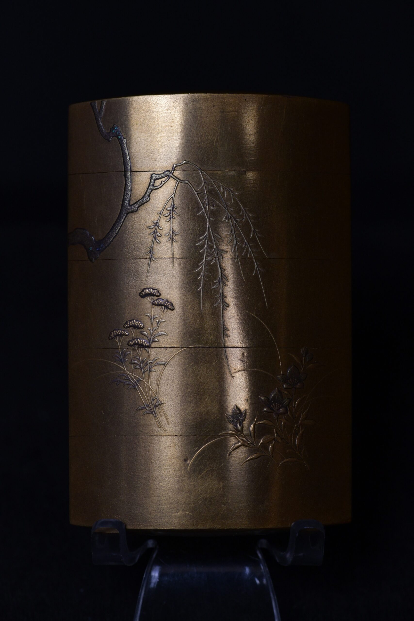 Inro Makie Shibayama Lady — 4 of 7