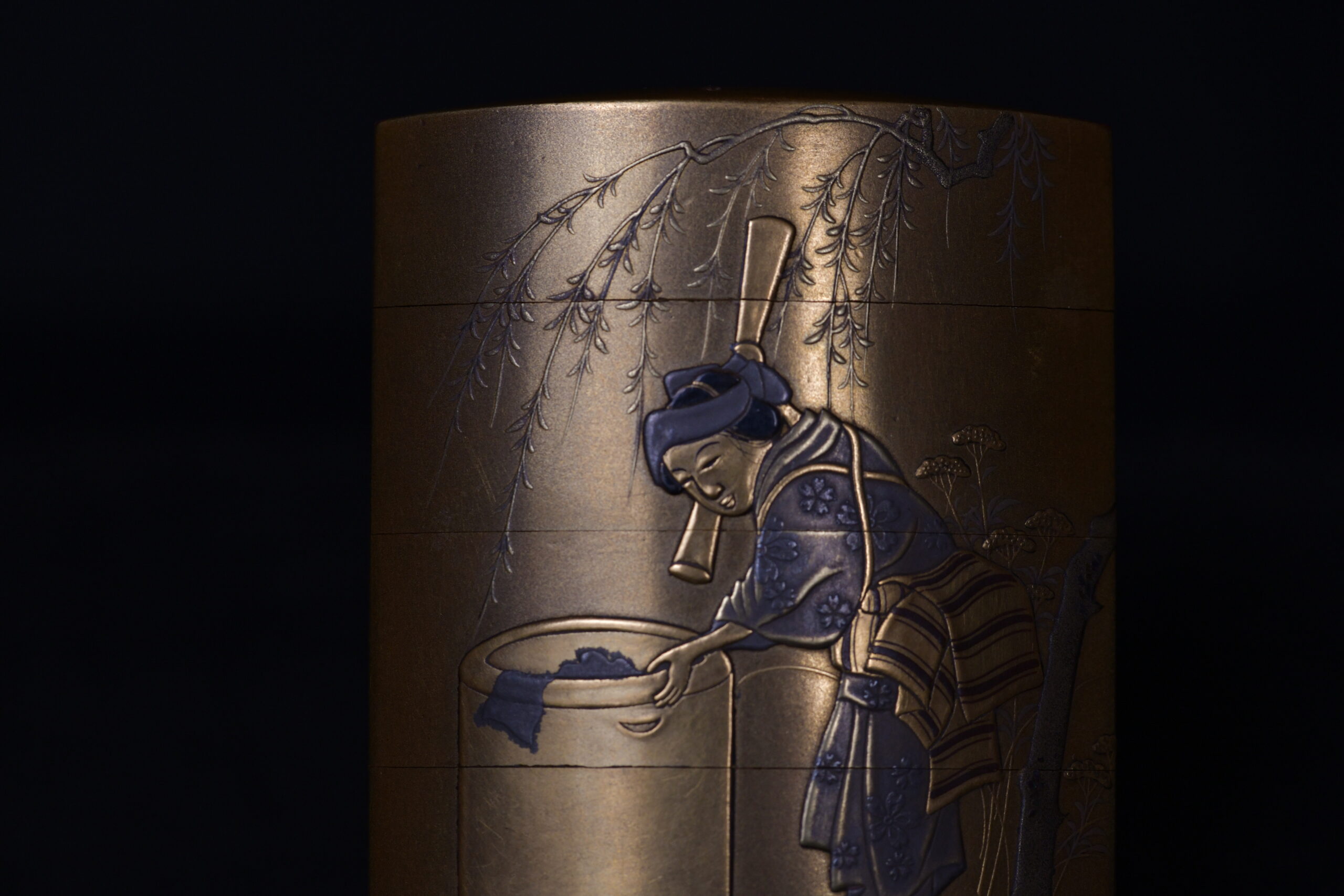 Inro Makie Shibayama Lady — 7 of 7