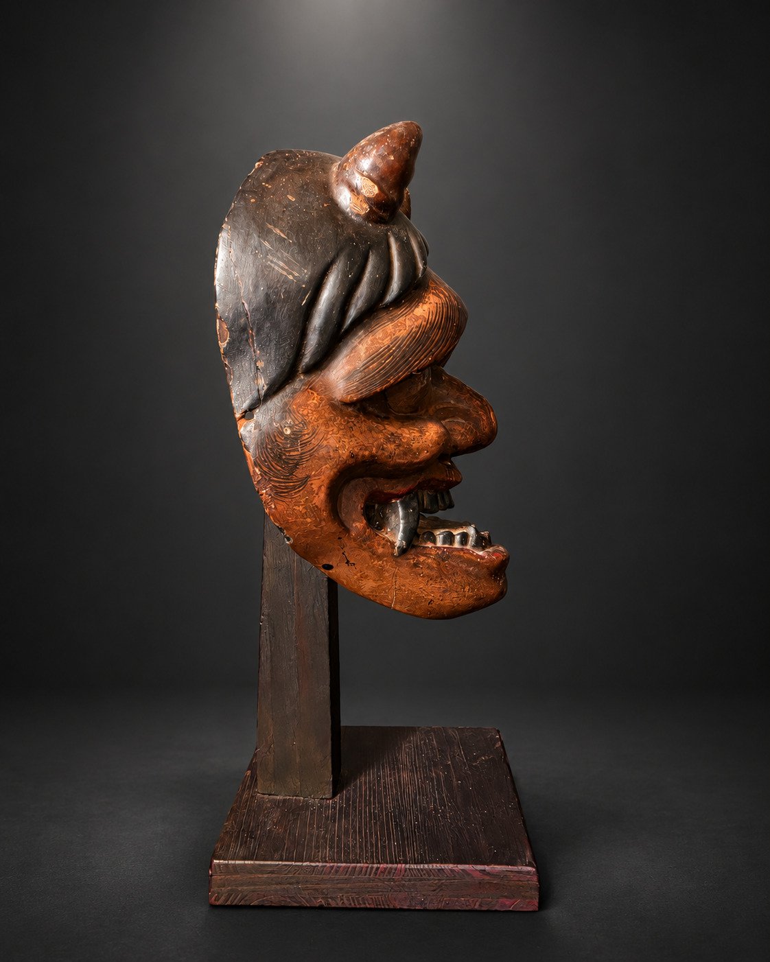 Late Edo Oni Mask - 19th Century Japanese Demon Mask — 7 of 10