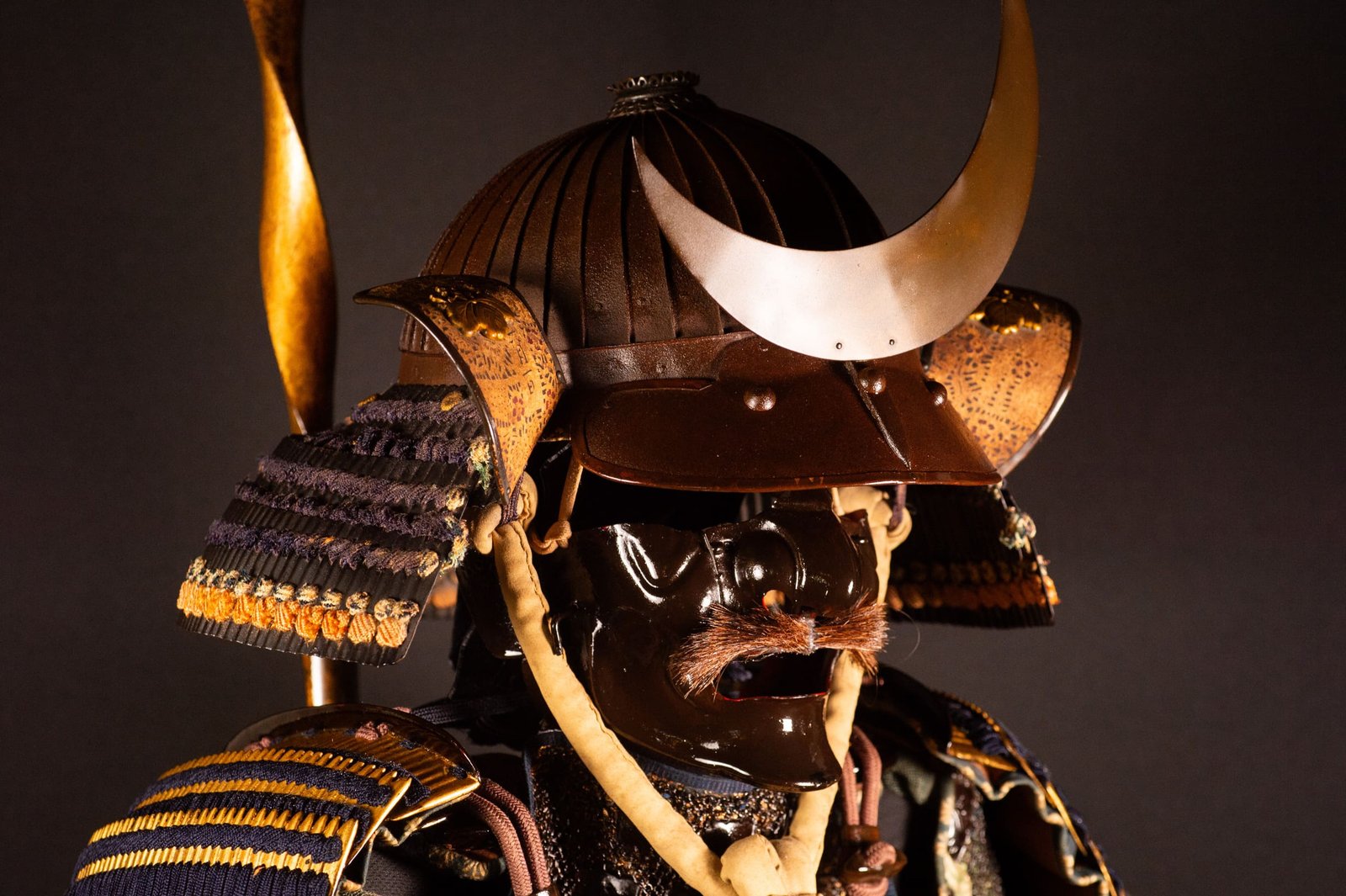 Samurai Armor (Gusoku) with Crescent-Moon Maedate and Tokugawa Mon - Edo Period — 7 of 32