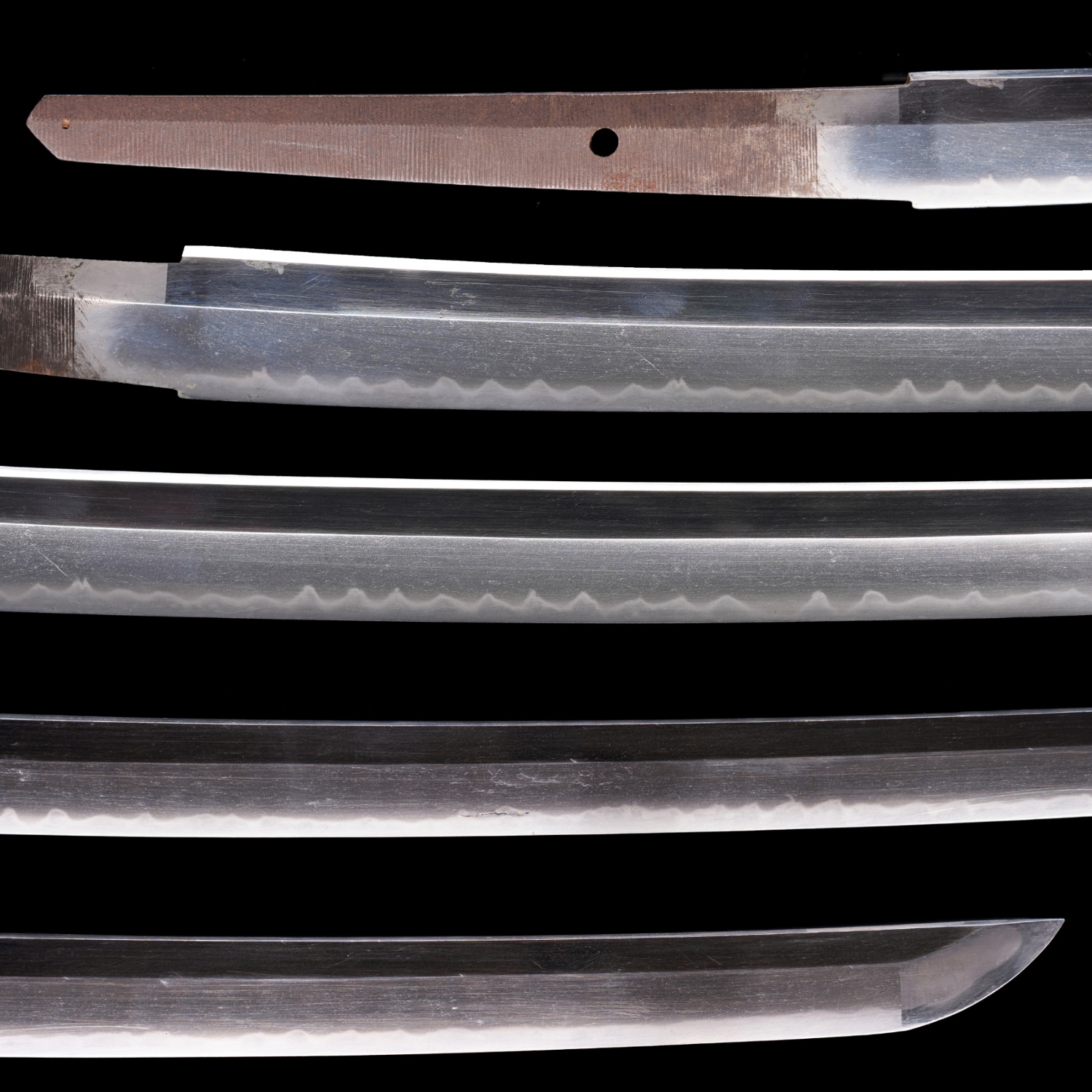 Antique Japanese Sword Katana, Edo Period,Blue and Brown Koshirae — 5 of 15