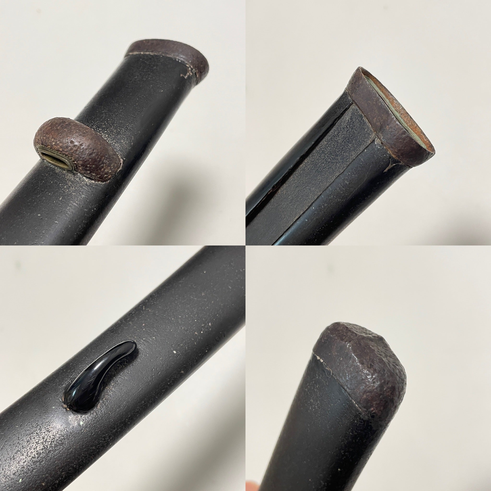 Aikuchi Koshirae for Sunnobi Tanto, Edo Period, Iron Fittings — 10 of 12