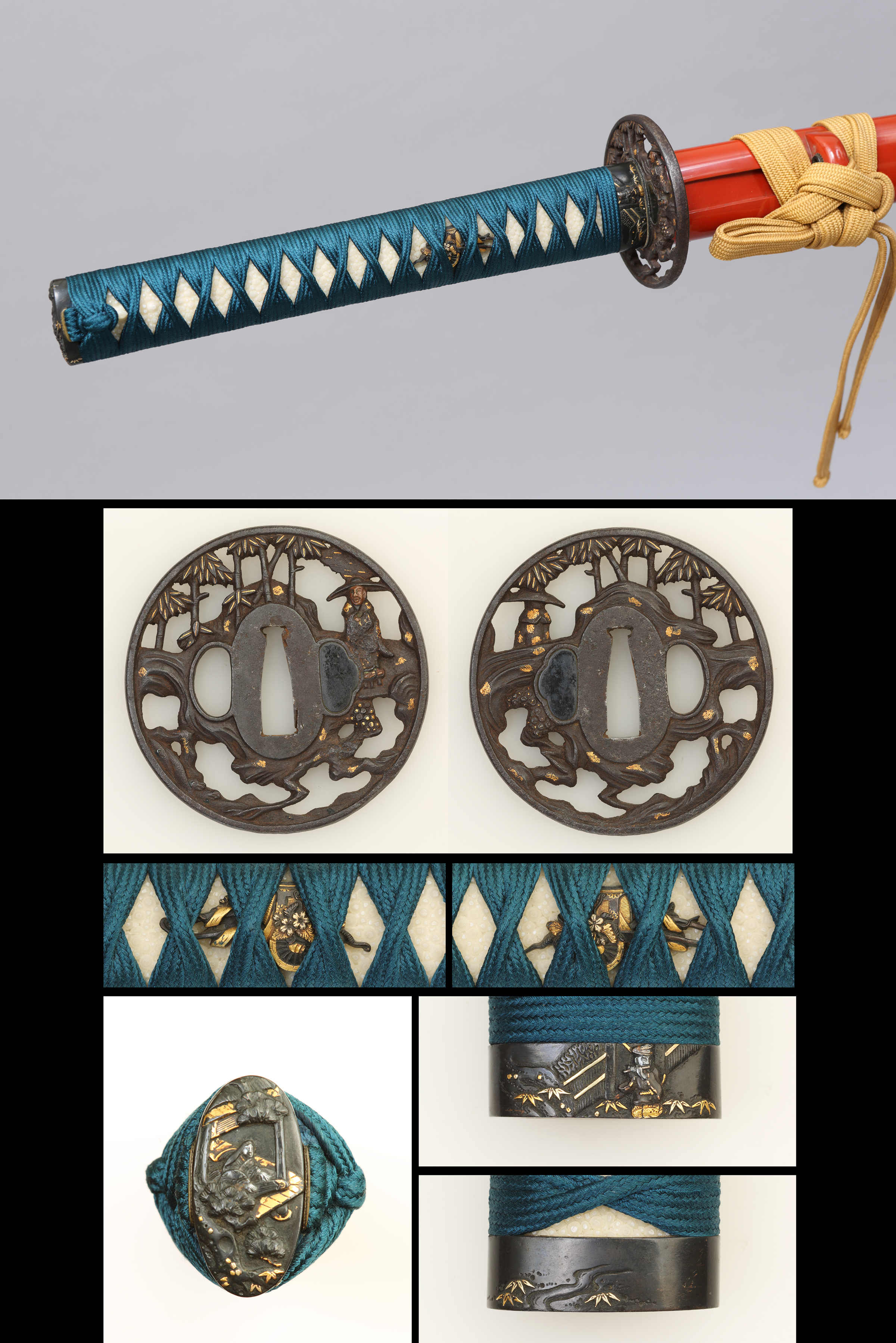 Red Lacquered Scabbard Katana Koshirae — 3 of 3