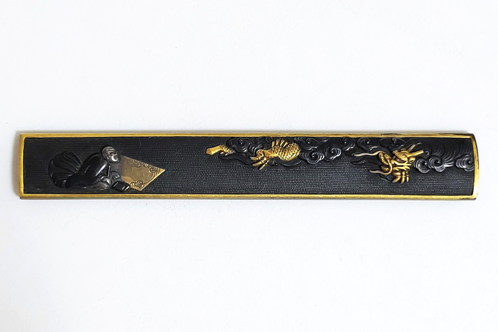 Kozuka: Dragon Painting with Finishing Touch Design — 1 of 14