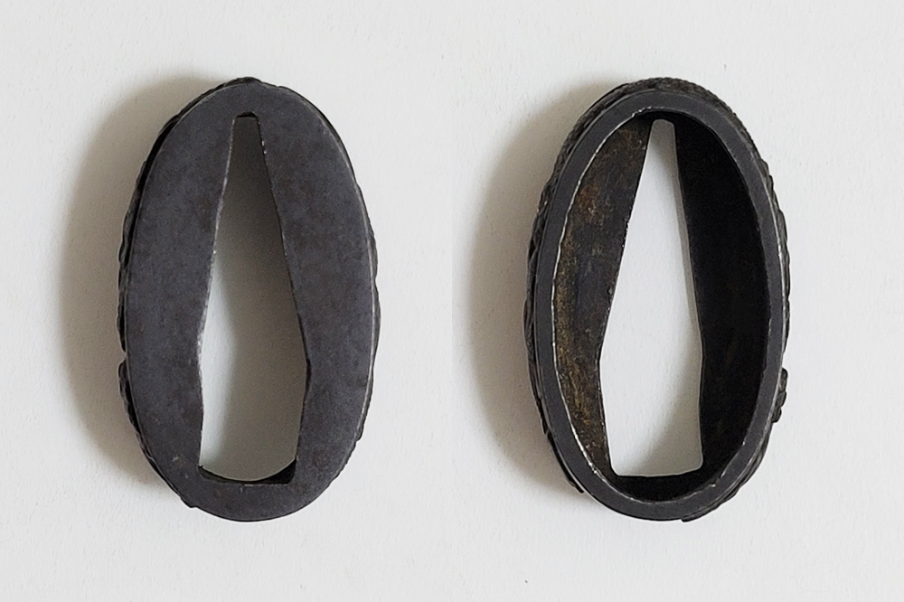Fuchi-Kashira: Dragon and Tiger Design — 4 of 19