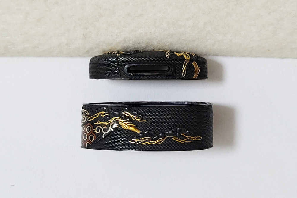 Fuchi-Kashira: Tied Horse Design — 2 of 16