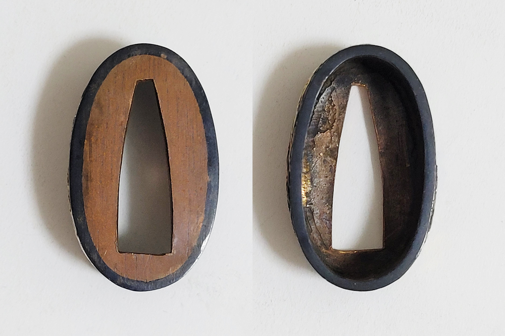 Fuchi-Kashira: Tied Horse Design — 3 of 16