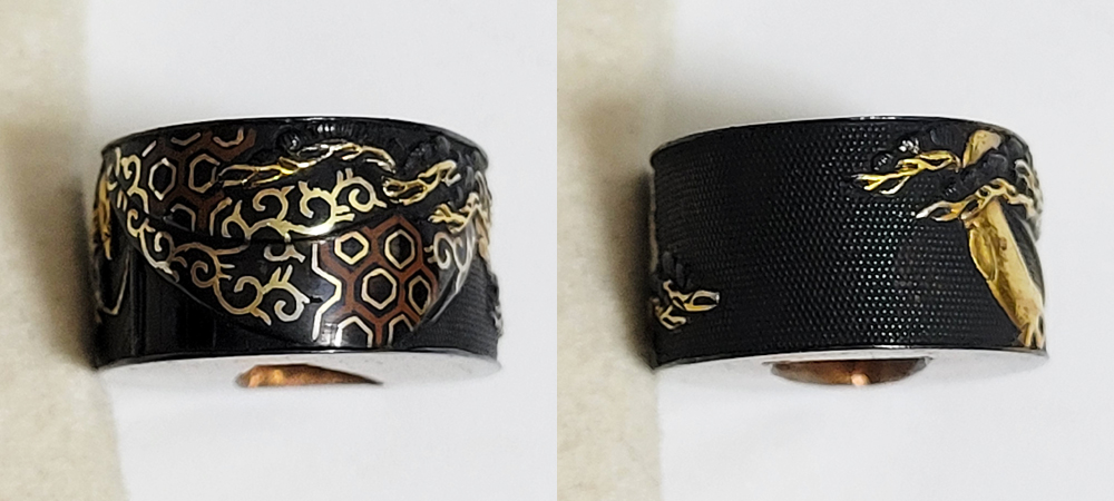 Fuchi-Kashira: Tied Horse Design — 13 of 16