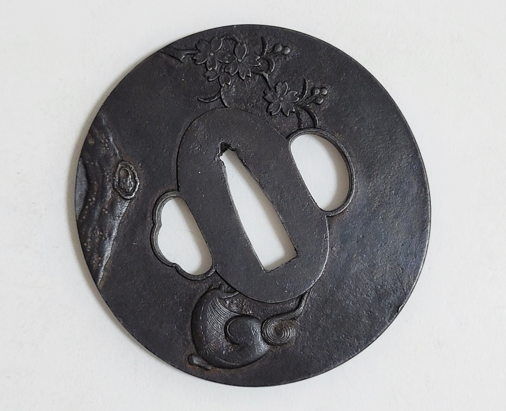 Tsuba: Horse under Cherry Blossoms — 8 of 18