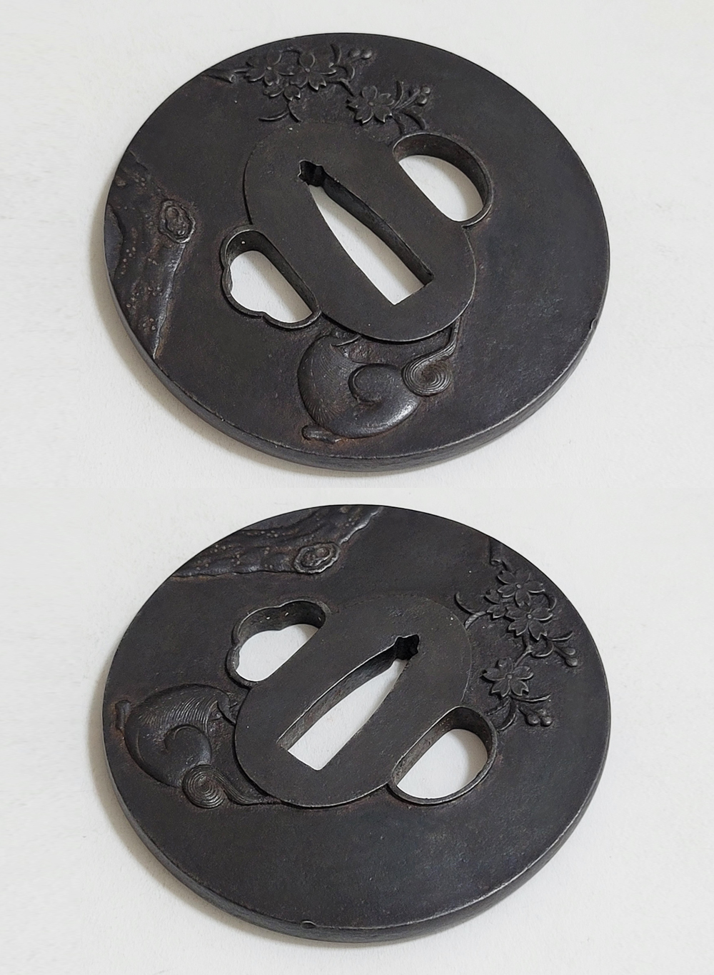 Tsuba: Horse under Cherry Blossoms — 14 of 18