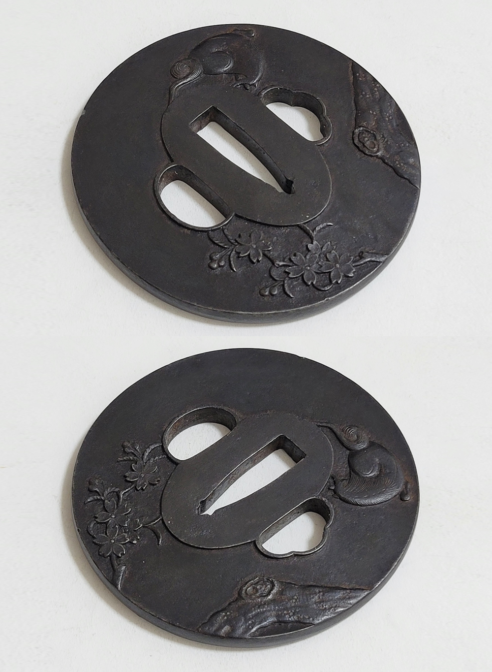 Tsuba: Horse under Cherry Blossoms — 15 of 18