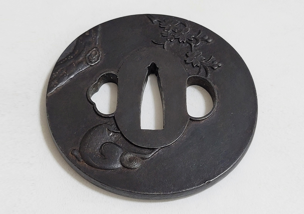 Tsuba: Horse under Cherry Blossoms — 16 of 18