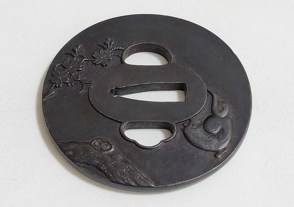 Tsuba: Horse under Cherry Blossoms — 17 of 18